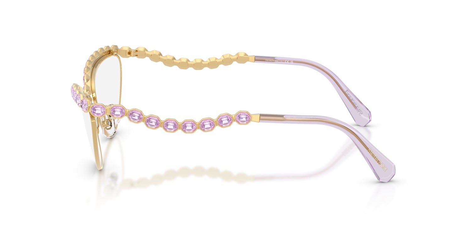 Eyeglasses Swarovski SK 1030 (4036) color oro shape cat eye lenses lente demo