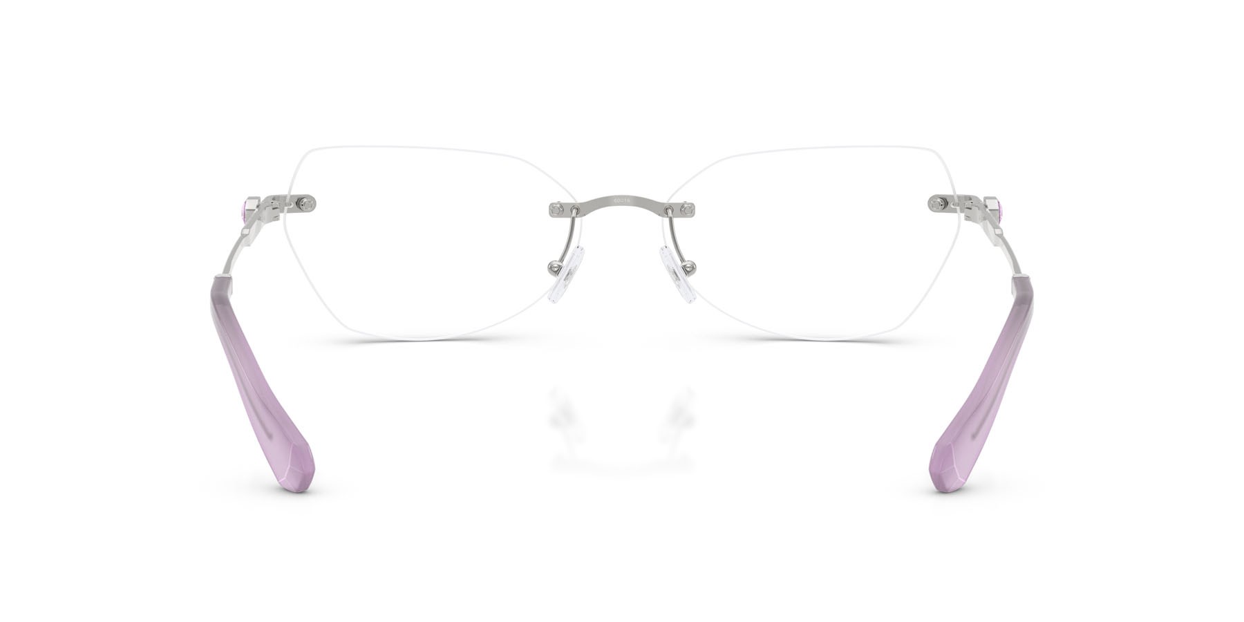 Eyeglasses Swarovski SK 1031 (4001) color argento shape irregular lenses lente demo