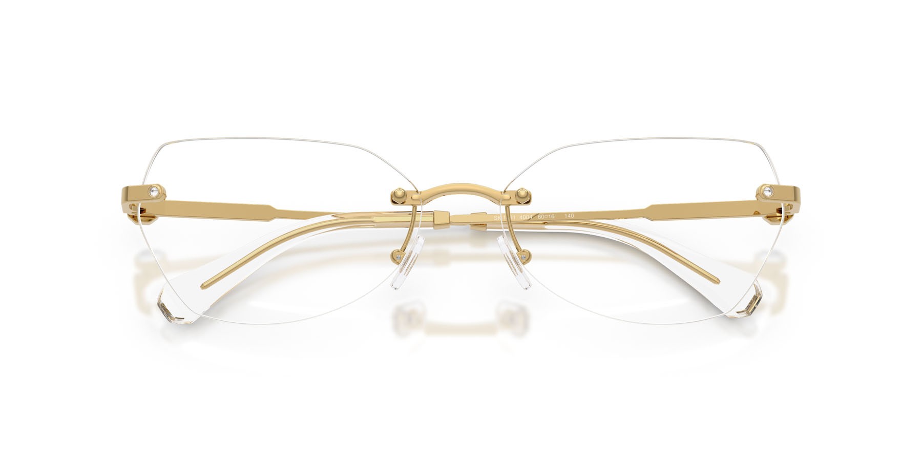 Eyeglasses Swarovski SK 1031 (4004) color oro shape irregular lenses lente demo