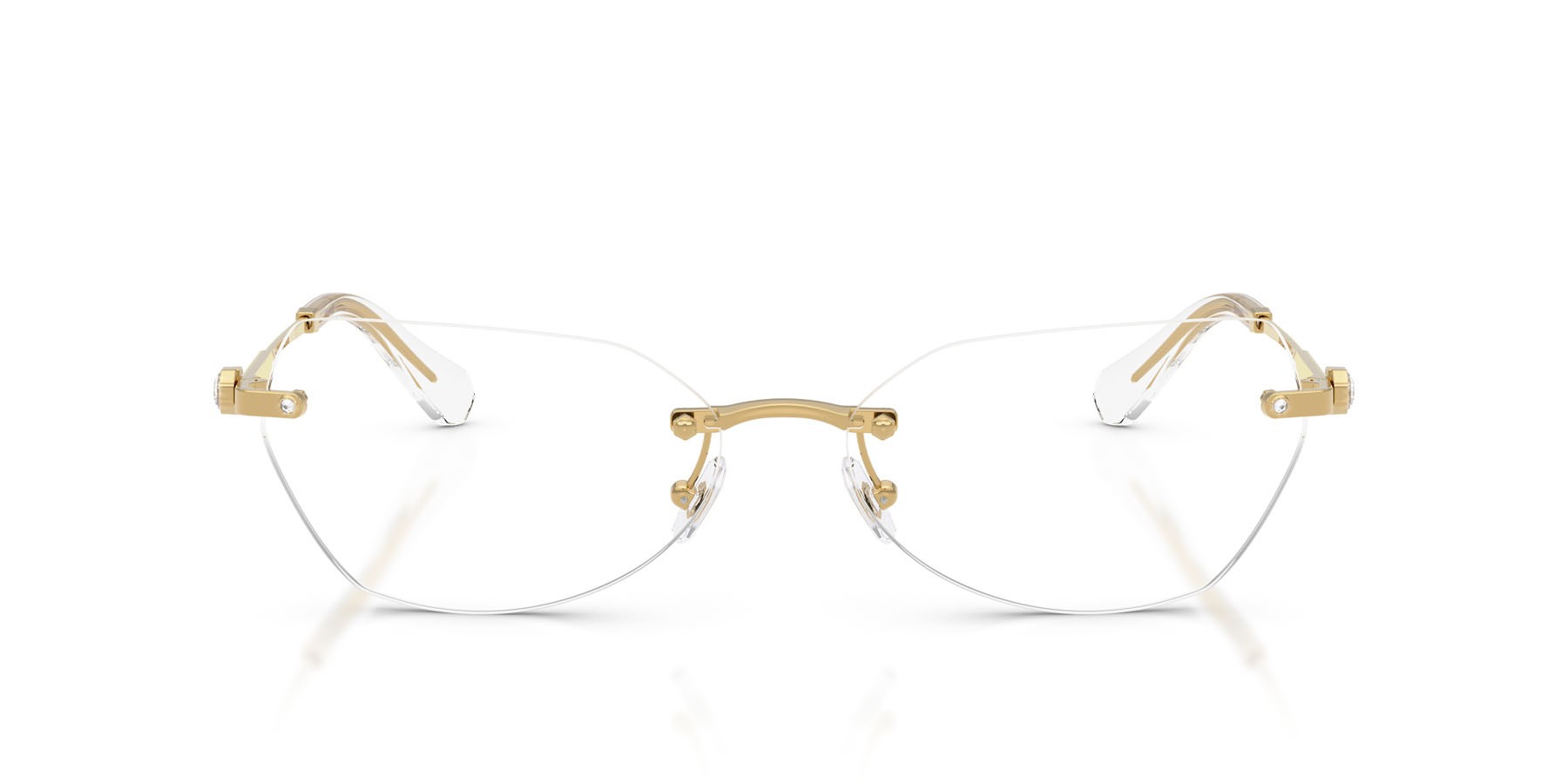 Eyeglasses Swarovski SK 1031 (4004) color oro shape irregular lenses lente demo
