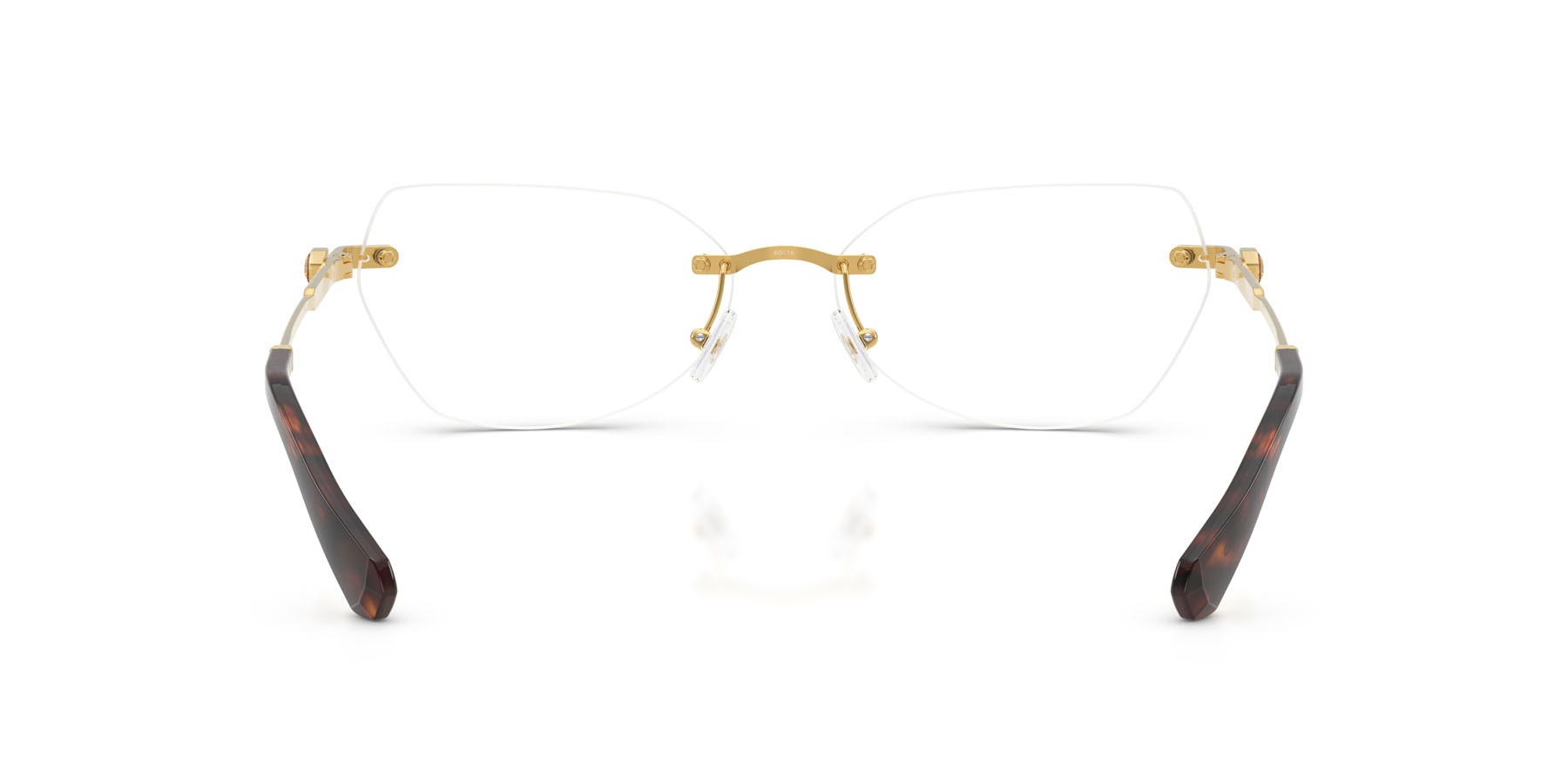 Eyeglasses Swarovski SK 1031 (4007) color oro scuro shape irregular lenses lente demo