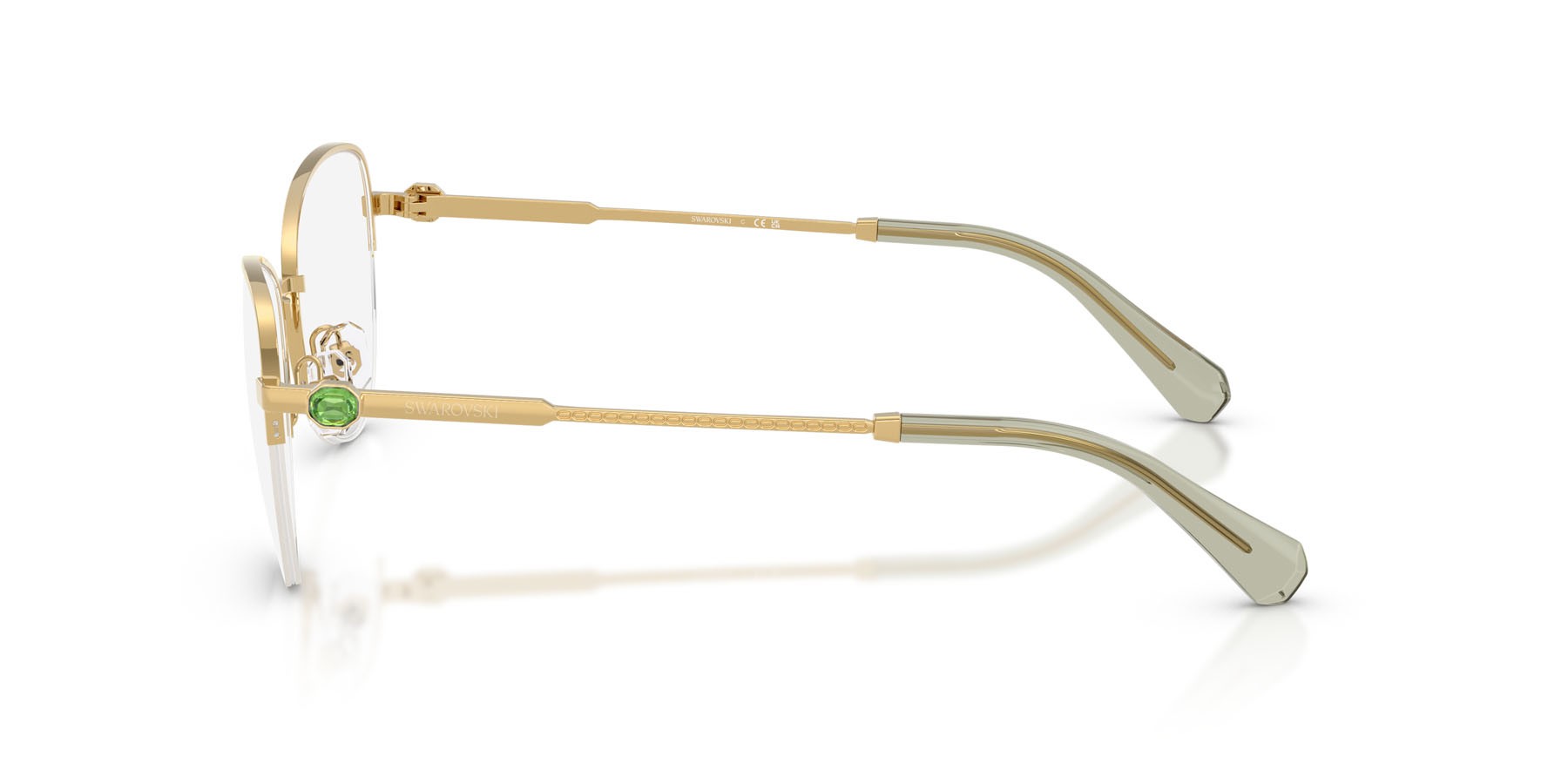 Eyeglasses Swarovski SK 1032 (4017) color oro shape oval lenses lente demo