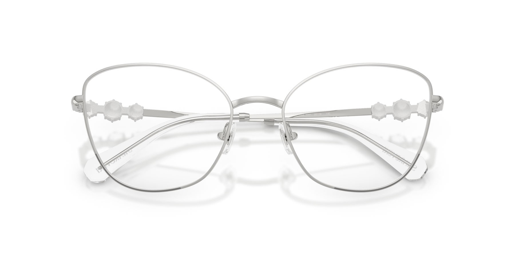Eyeglasses Swarovski SK 1034 (4001) color argento shape cat eye lenses lente demo