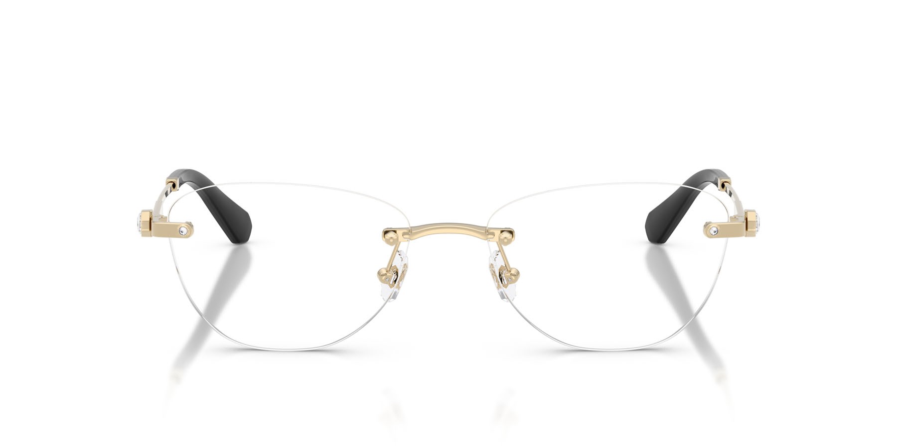 Eyeglasses Swarovski SK 1035D (4013) color oro pallido shape oval lenses lente demo
