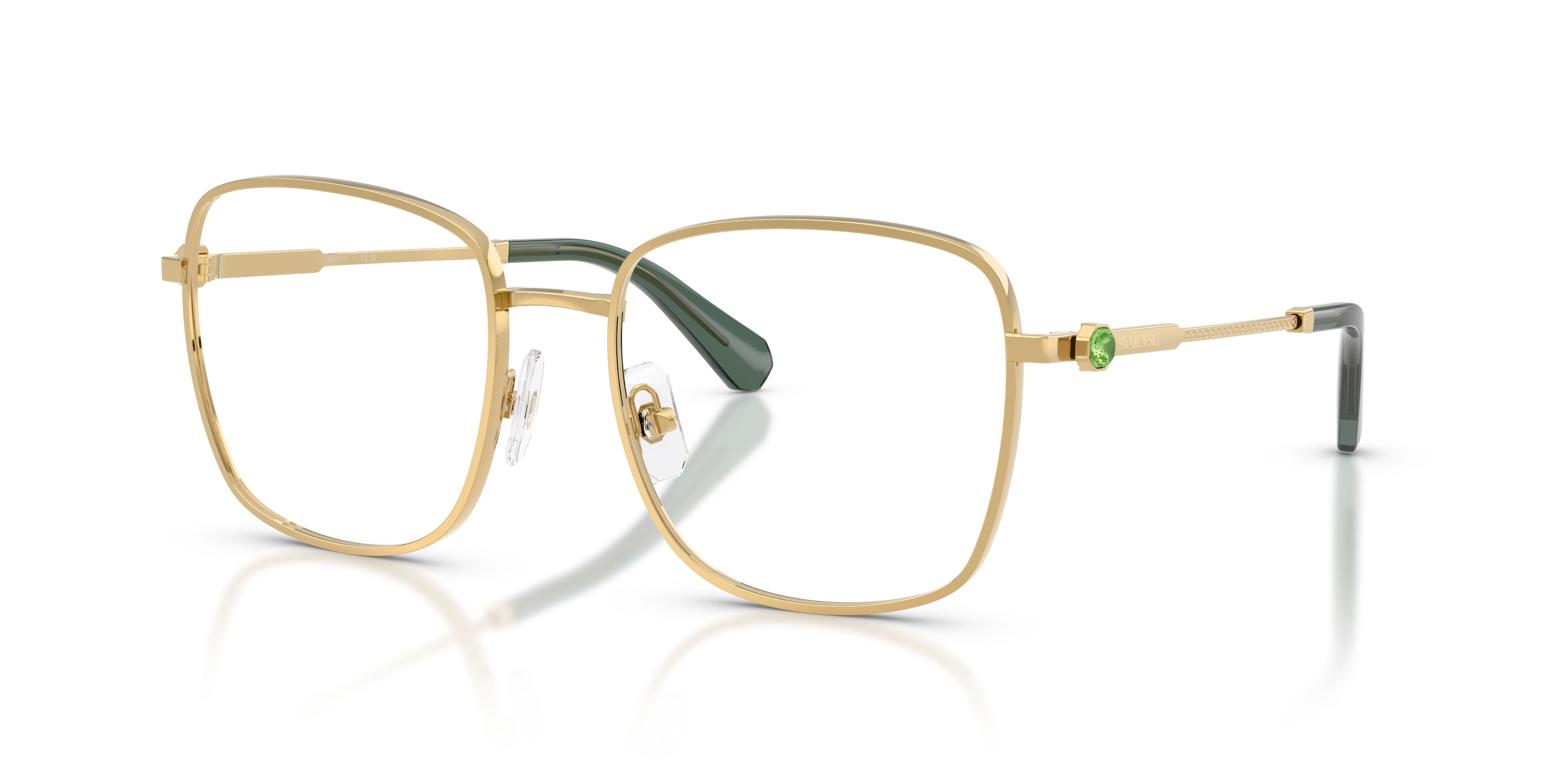 Eyeglasses Swarovski SK 1036 (4017) color oro shape square lenses lente demo