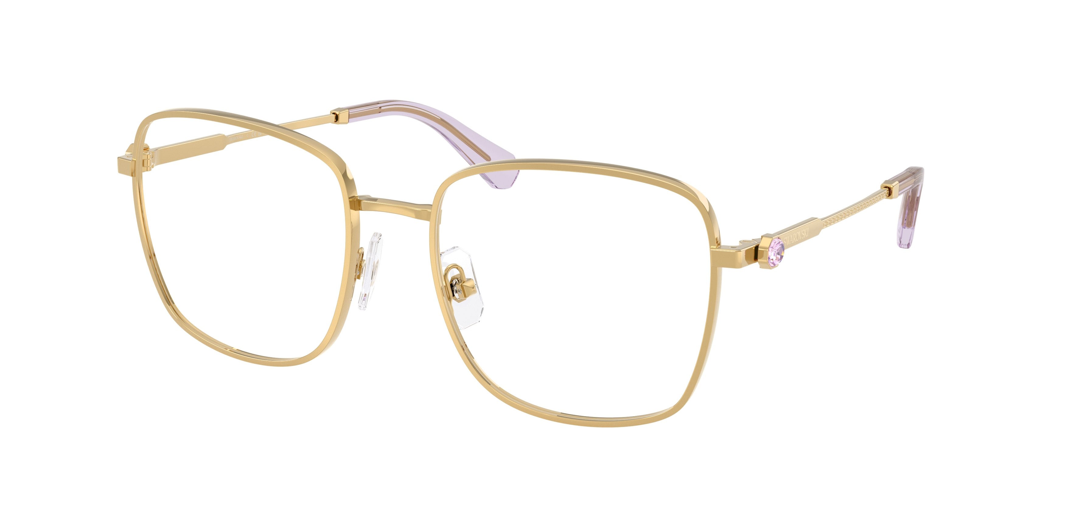 Eyeglasses Swarovski SK 1036 (4036) color oro shape square lenses lente demo