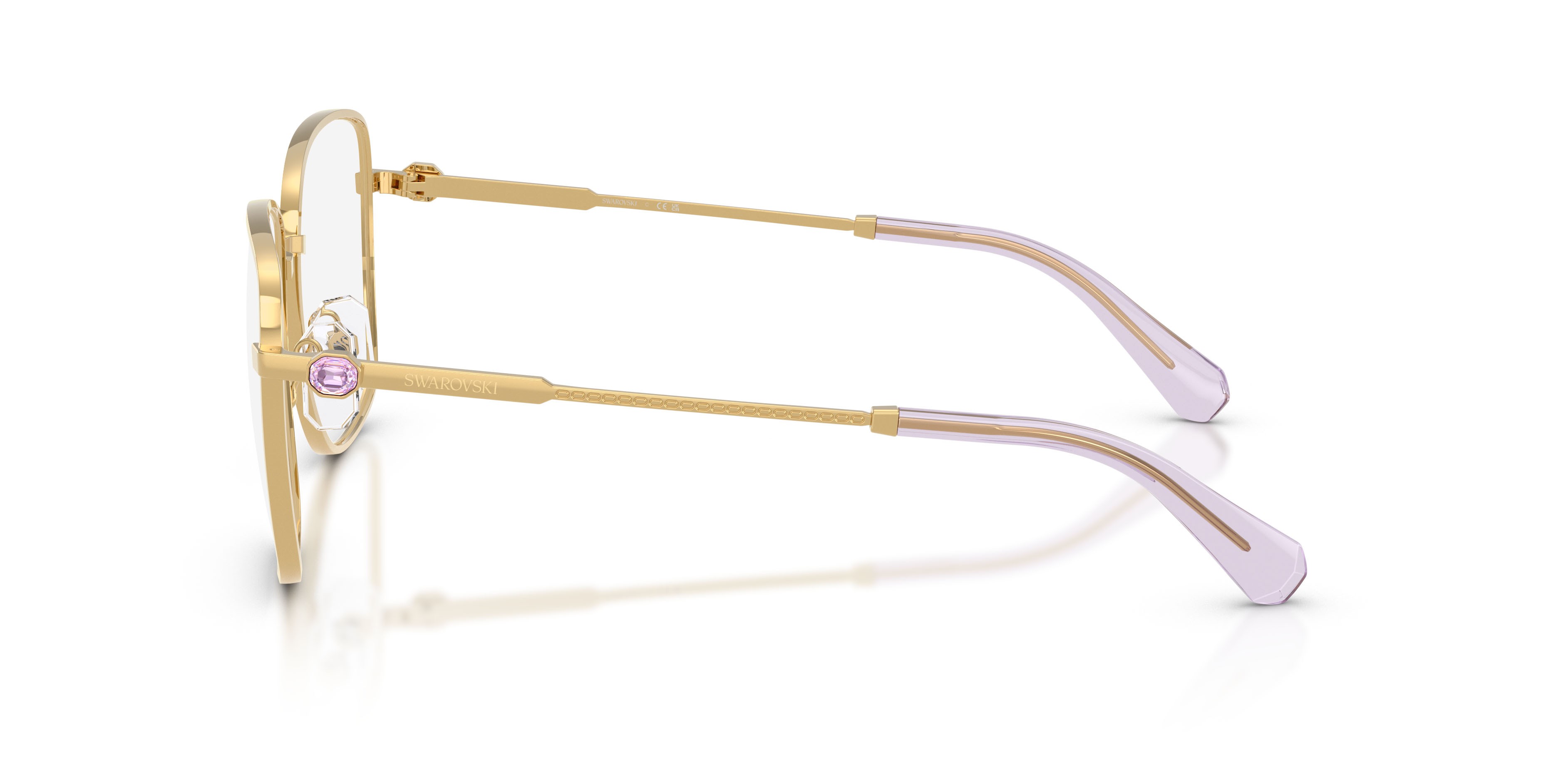 Eyeglasses Swarovski SK 1036 (4036) color oro shape square lenses lente demo