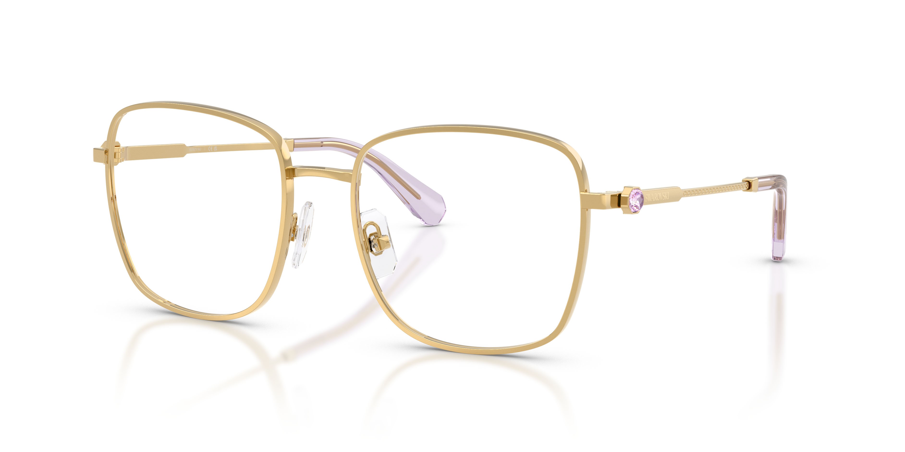 Eyeglasses Swarovski SK 1036 (4036) color oro shape square lenses lente demo