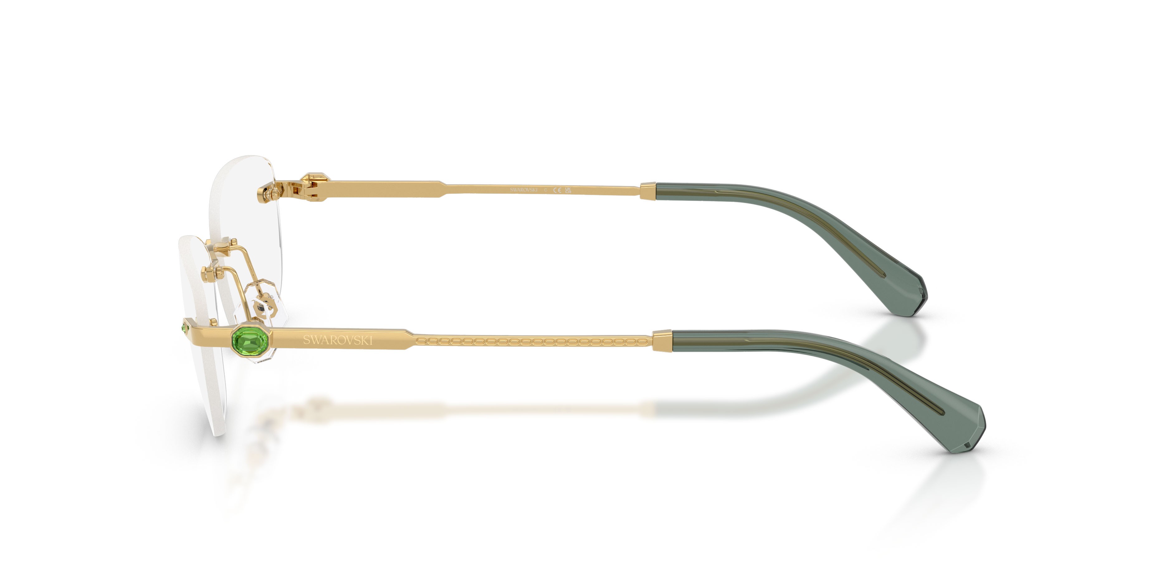 Eyeglasses Swarovski SK 1037 (4017) color oro shape oval lenses lente demo