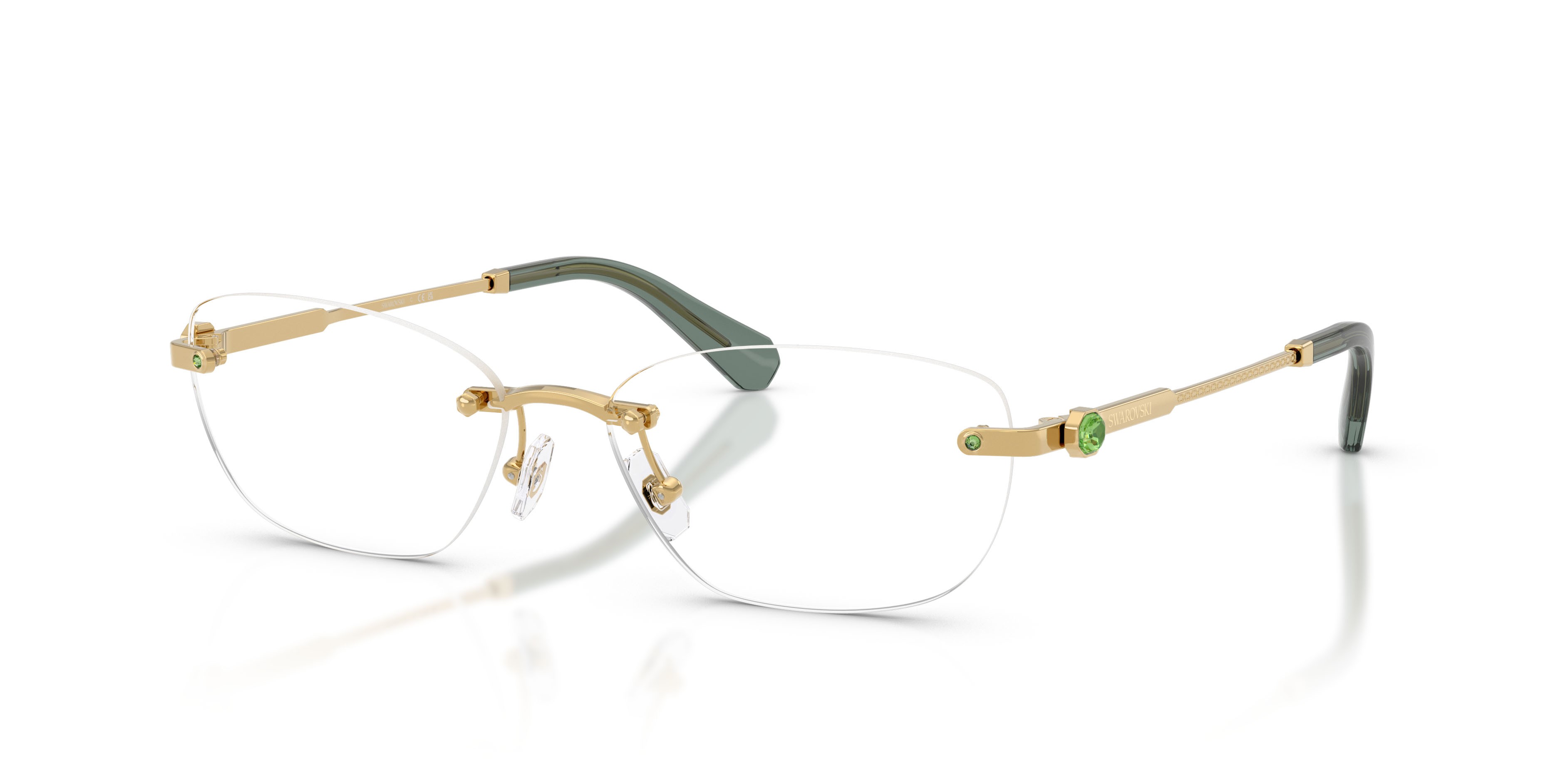 Eyeglasses Swarovski SK 1037 (4017) color oro shape oval lenses lente demo