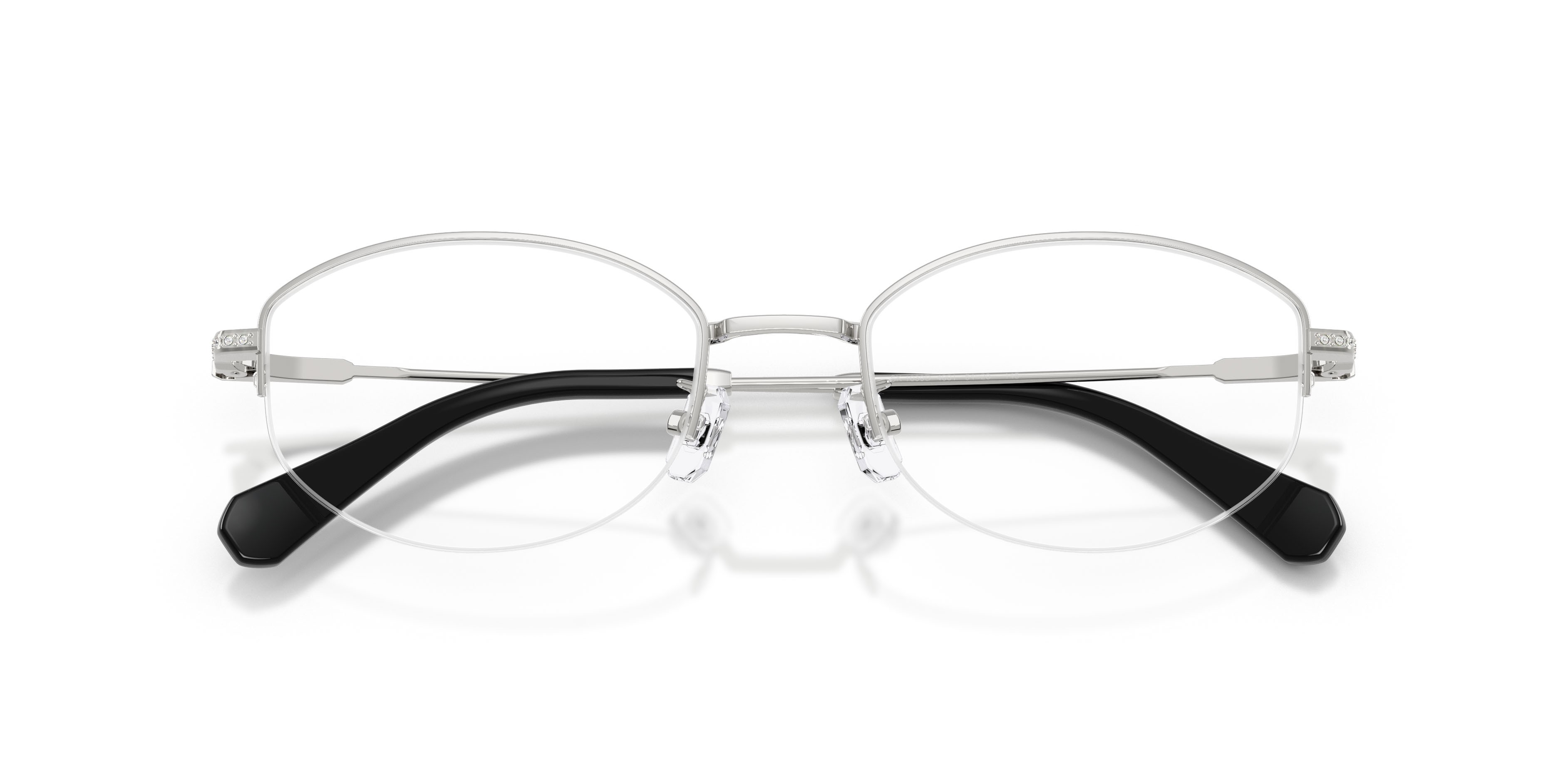 Eyeglasses Swarovski SK 1039D (4001) color argento shape oval lenses lente demo