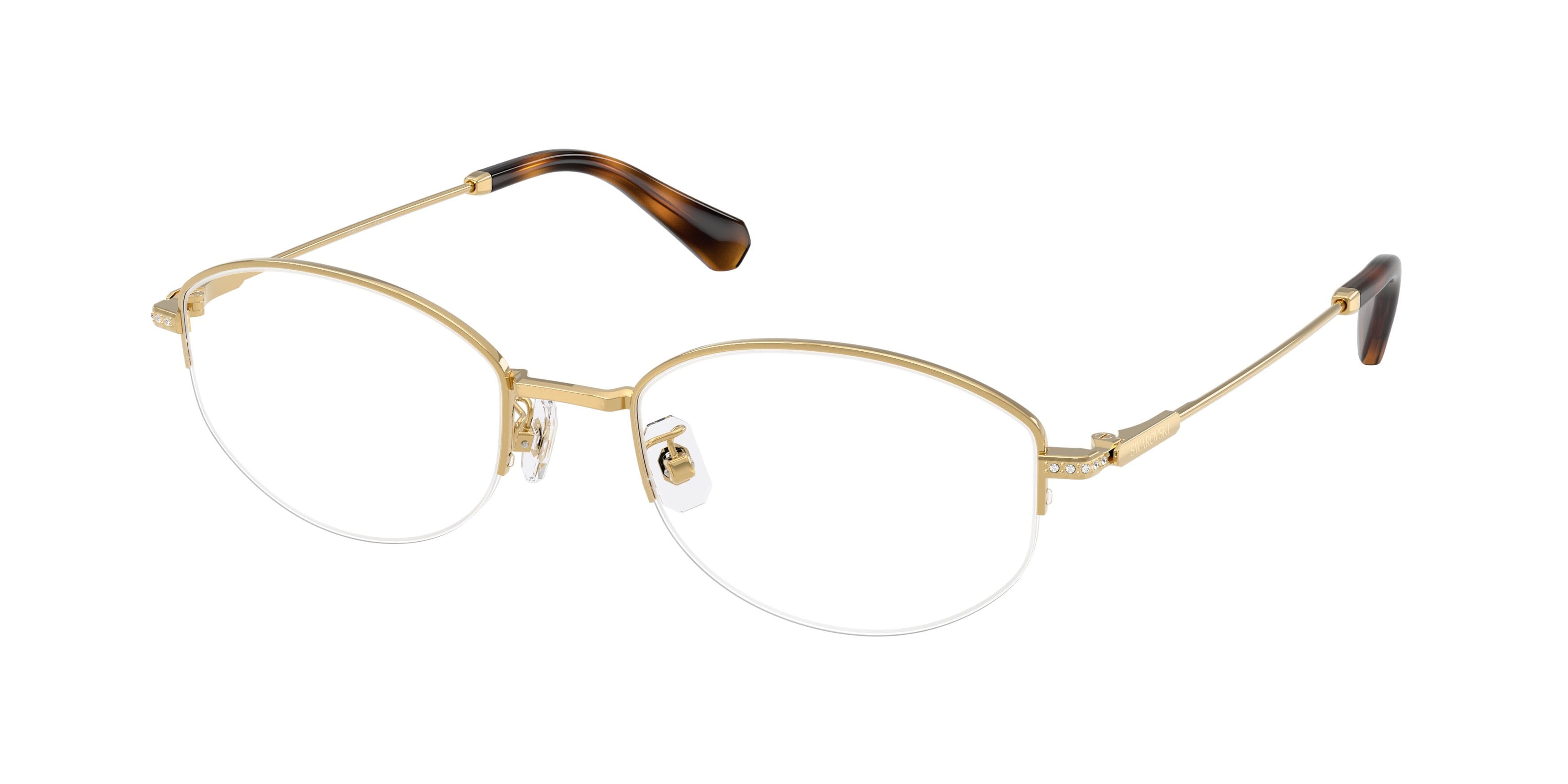 Eyeglasses Swarovski SK 1039D (4004) color oro shape oval lenses lente demo