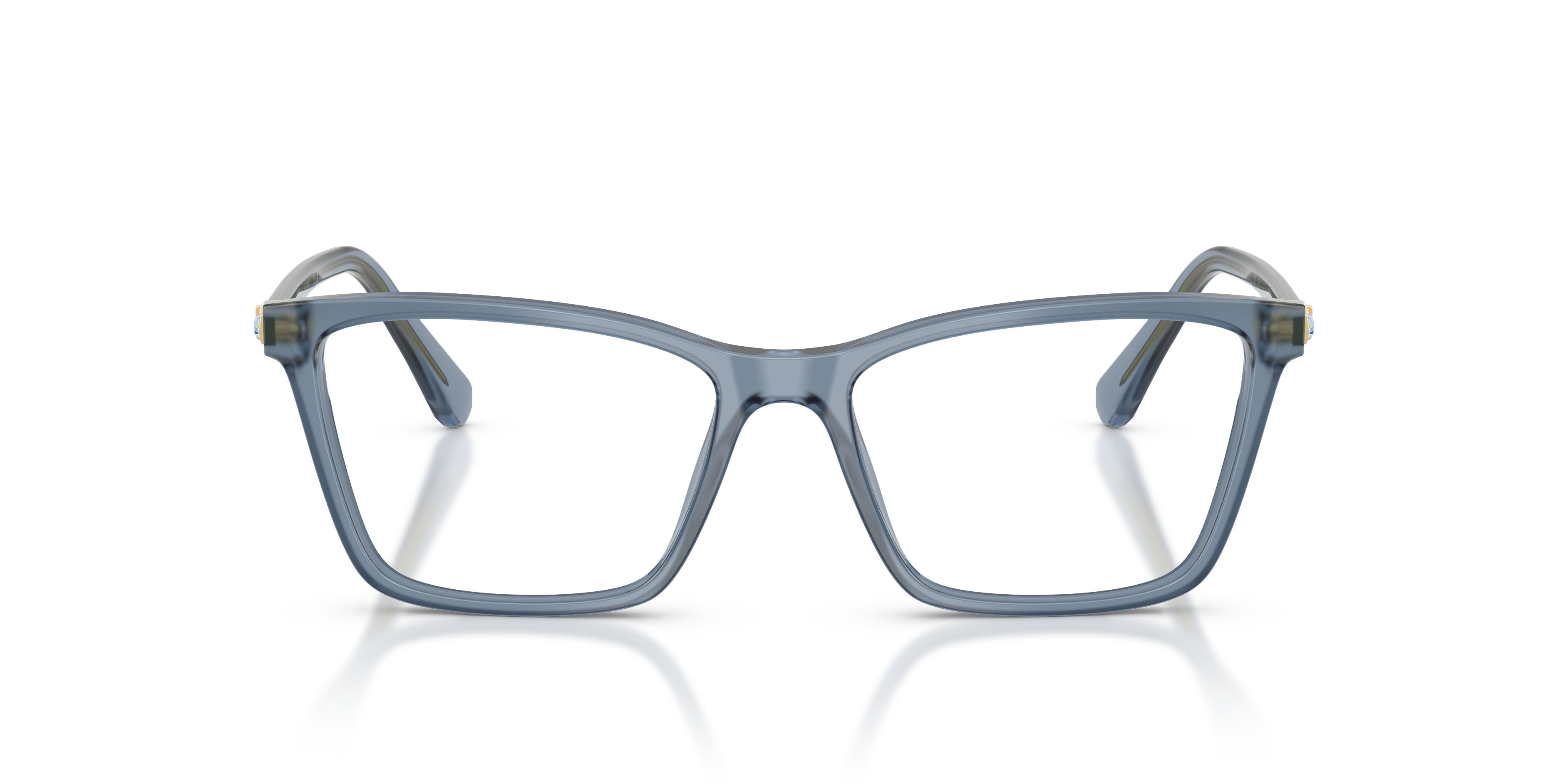 Eyeglasses Swarovski SK 2015 (1035) color azzurro perlaceo shape rectangle lenses lente demo