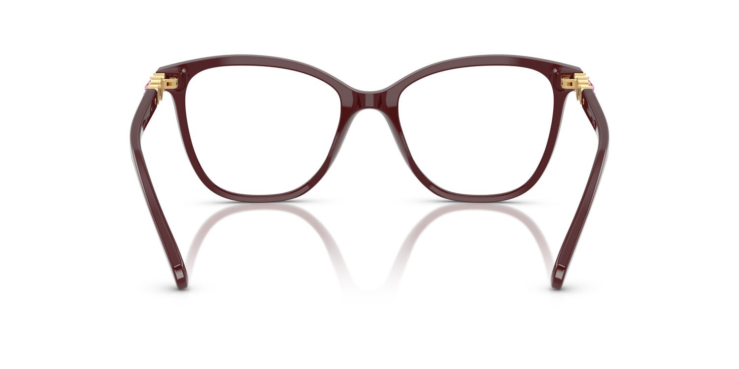 Eyeglasses Swarovski SK 2020 (1008) color vinaccia shape square lenses lente demo