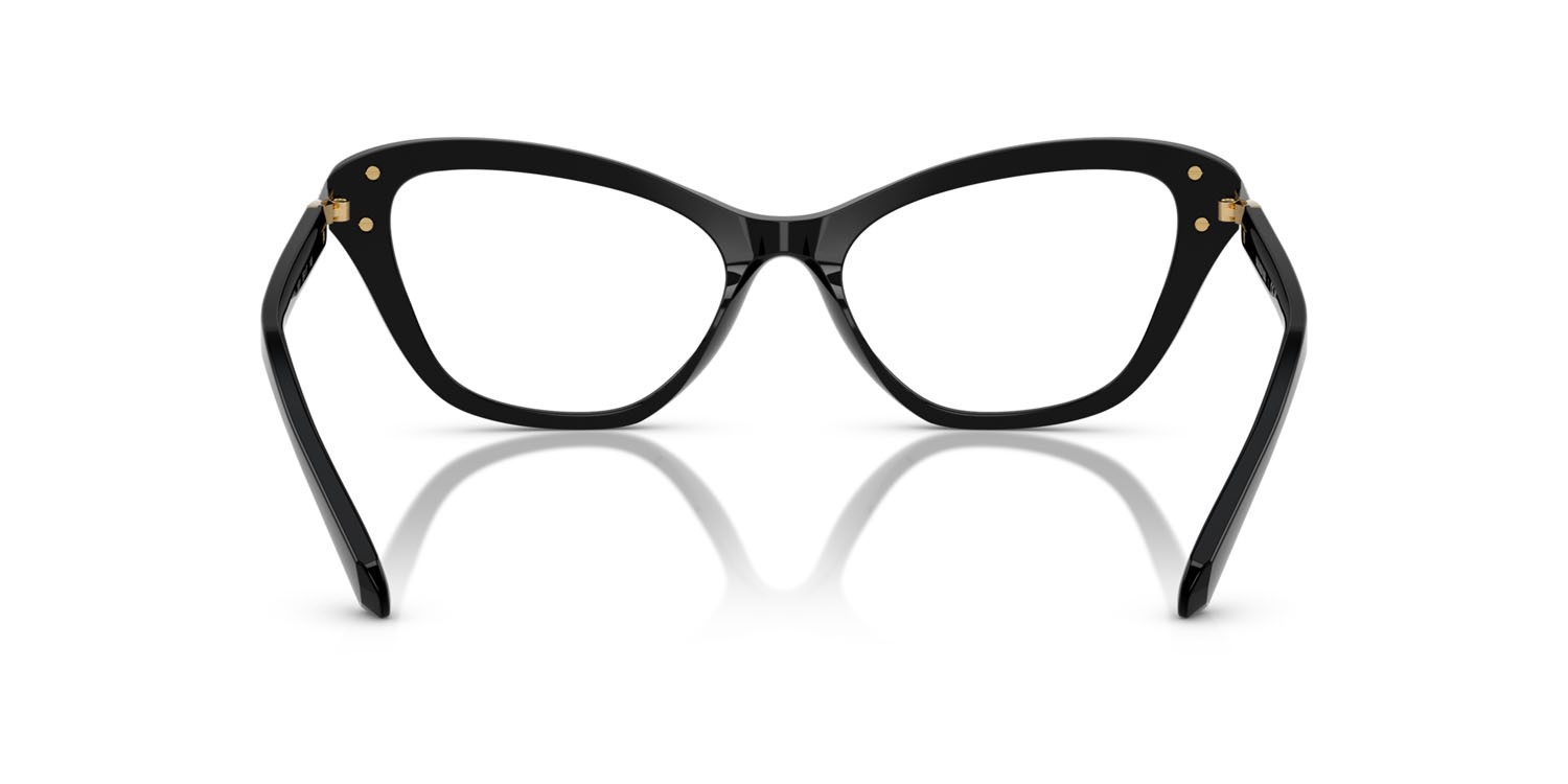Eyeglasses Swarovski SK 2031 (1001) color nero shape cat eye lenses lente demo