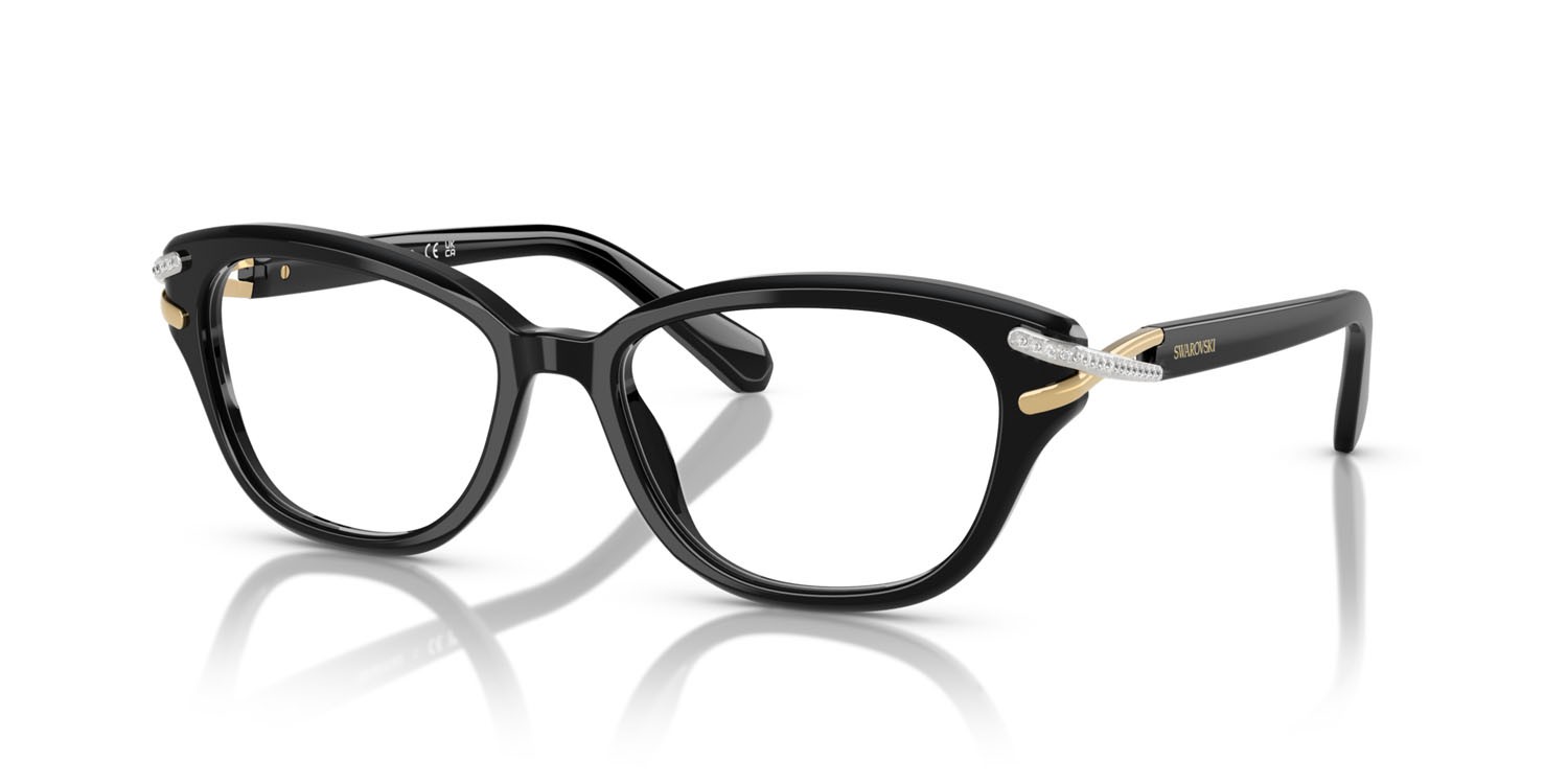 Occhiali da vista Swarovski SK 2032 (1001) colore nero forma quadrato lenti lente demo