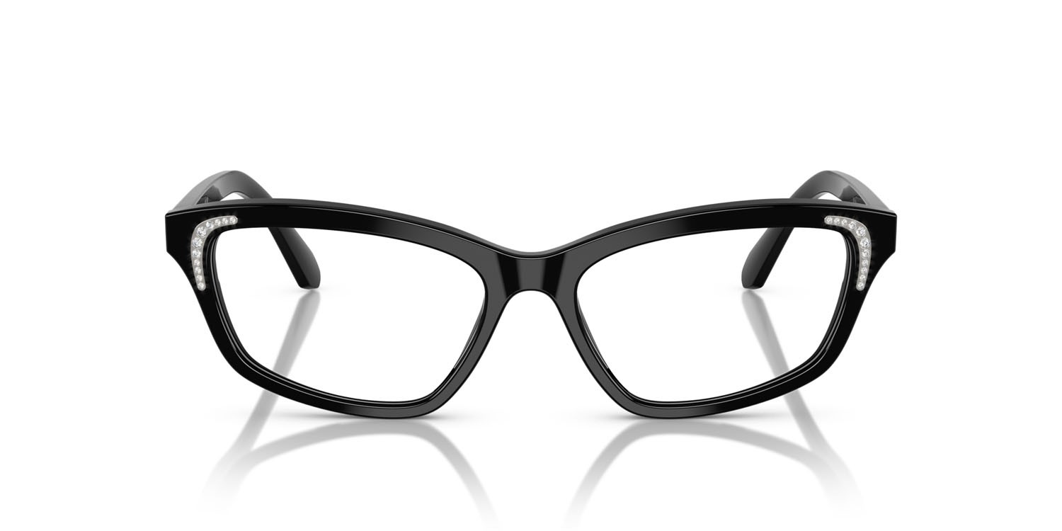 Eyeglasses Swarovski SK 2034 (1001) color nero shape irregular lenses lente demo