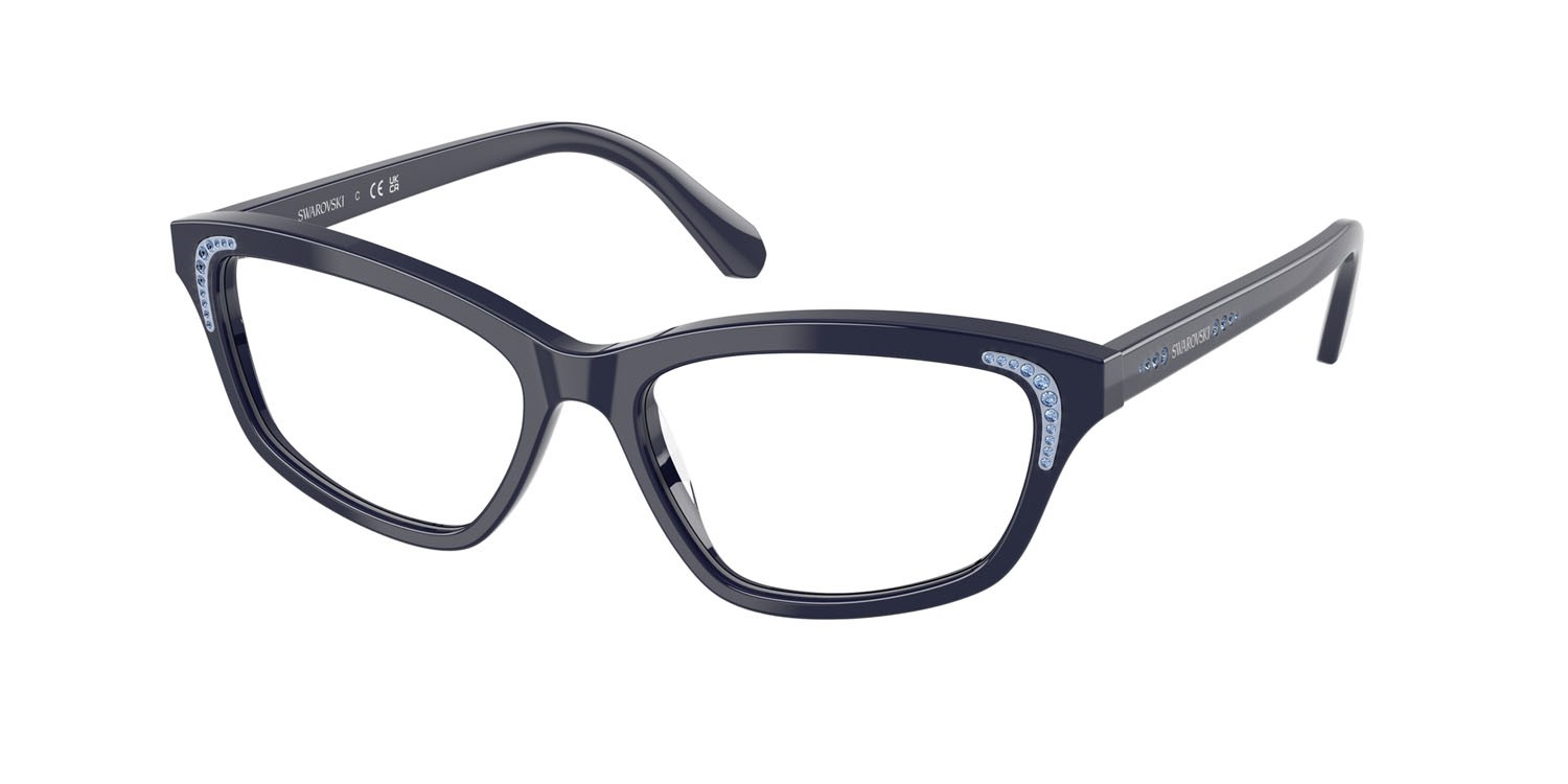 Eyeglasses Swarovski SK 2034 (1004) color havana medio shape irregular lenses lente demo