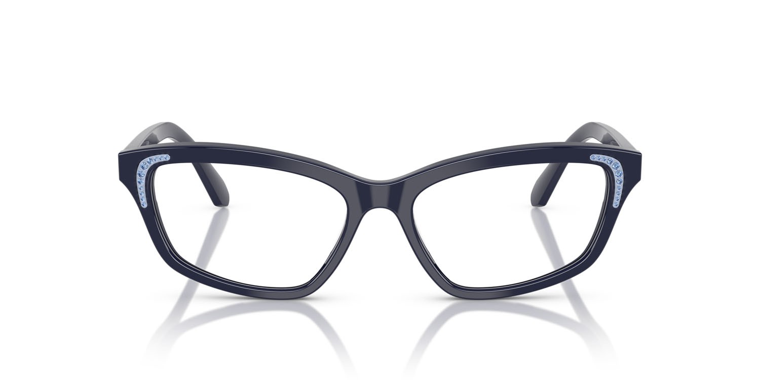 Eyeglasses Swarovski SK 2034 (1004) color havana medio shape irregular lenses lente demo