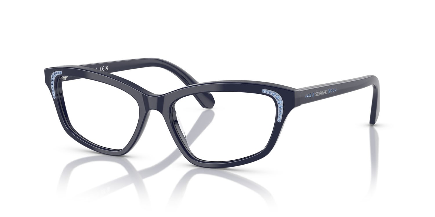Eyeglasses Swarovski SK 2034 (1004) color havana medio shape irregular lenses lente demo