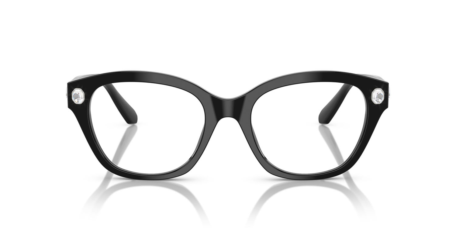 Eyeglasses Swarovski SK 2038 (1001) color nero shape square lenses lente demo