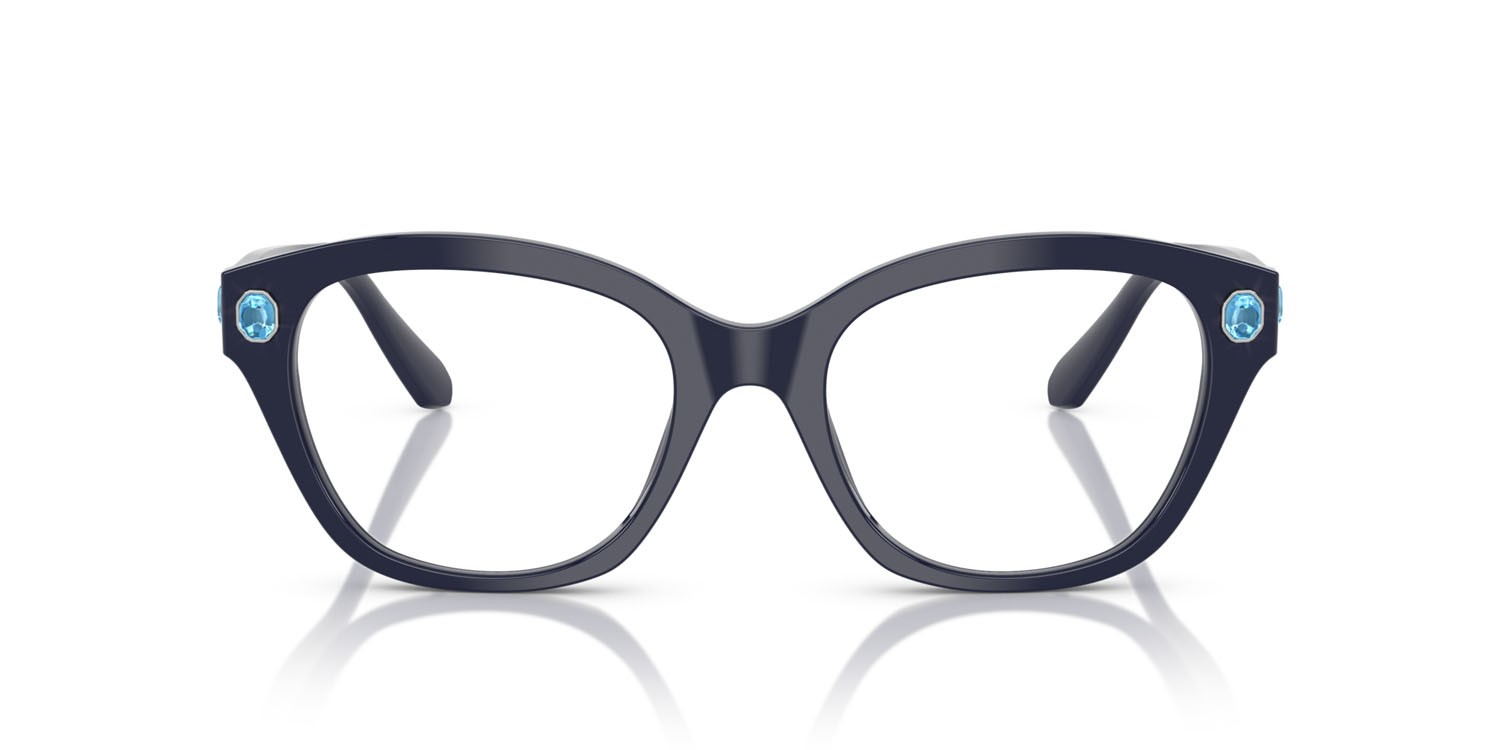 Eyeglasses Swarovski SK 2038 (1004) color blu shape square lenses lente demo