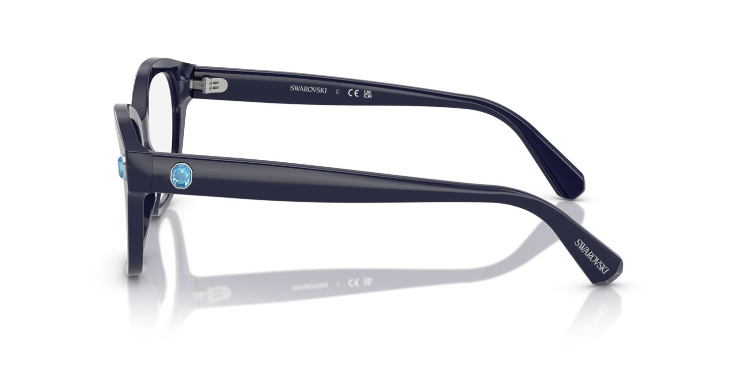 Eyeglasses Swarovski SK 2038 (1004) color blu shape square lenses lente demo
