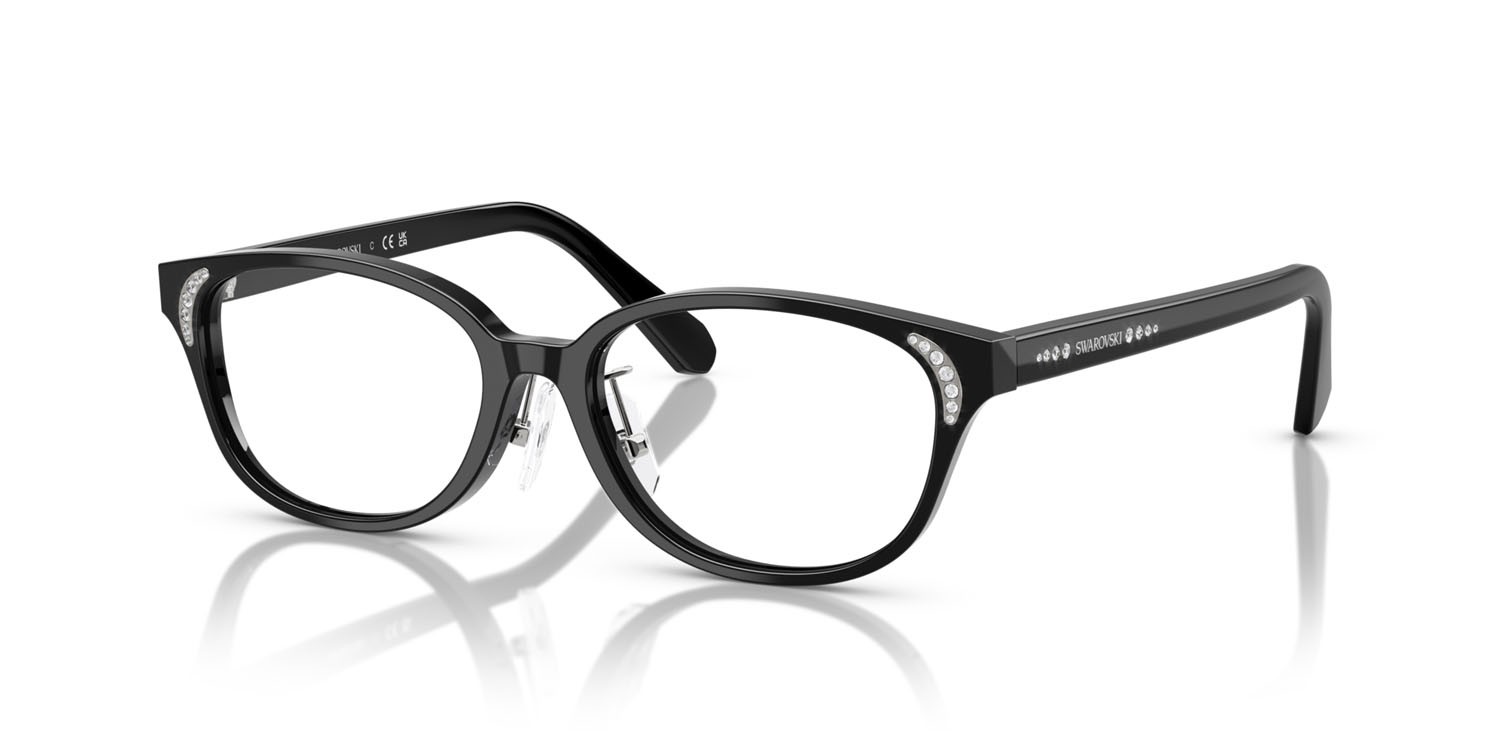 Eyeglasses Swarovski SK 2040D (1001) color nero shape oval lenses lente demo