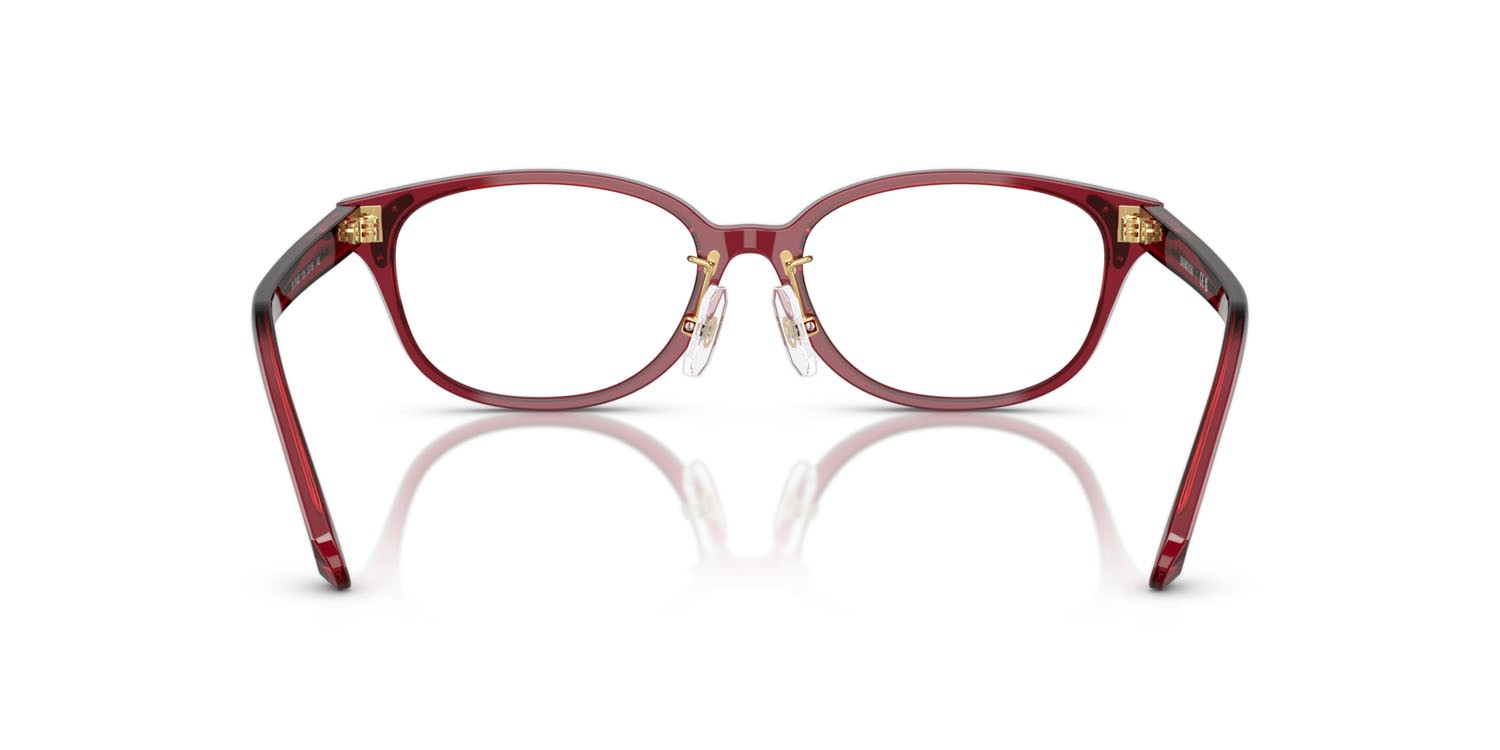 Eyeglasses Swarovski SK 2040D (1055) color borgogna trasparente shape oval lenses lente demo