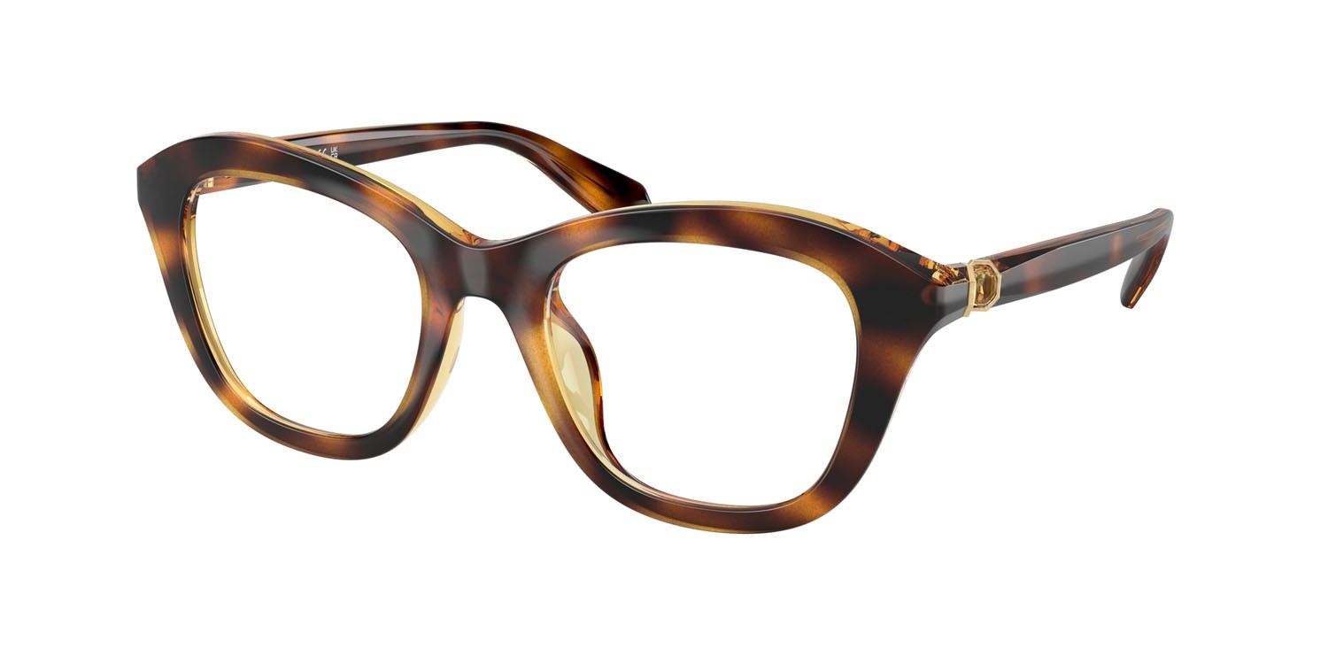 Eyeglasses Swarovski SK 2042U (1002) color havana shape cat eye lenses lente demo