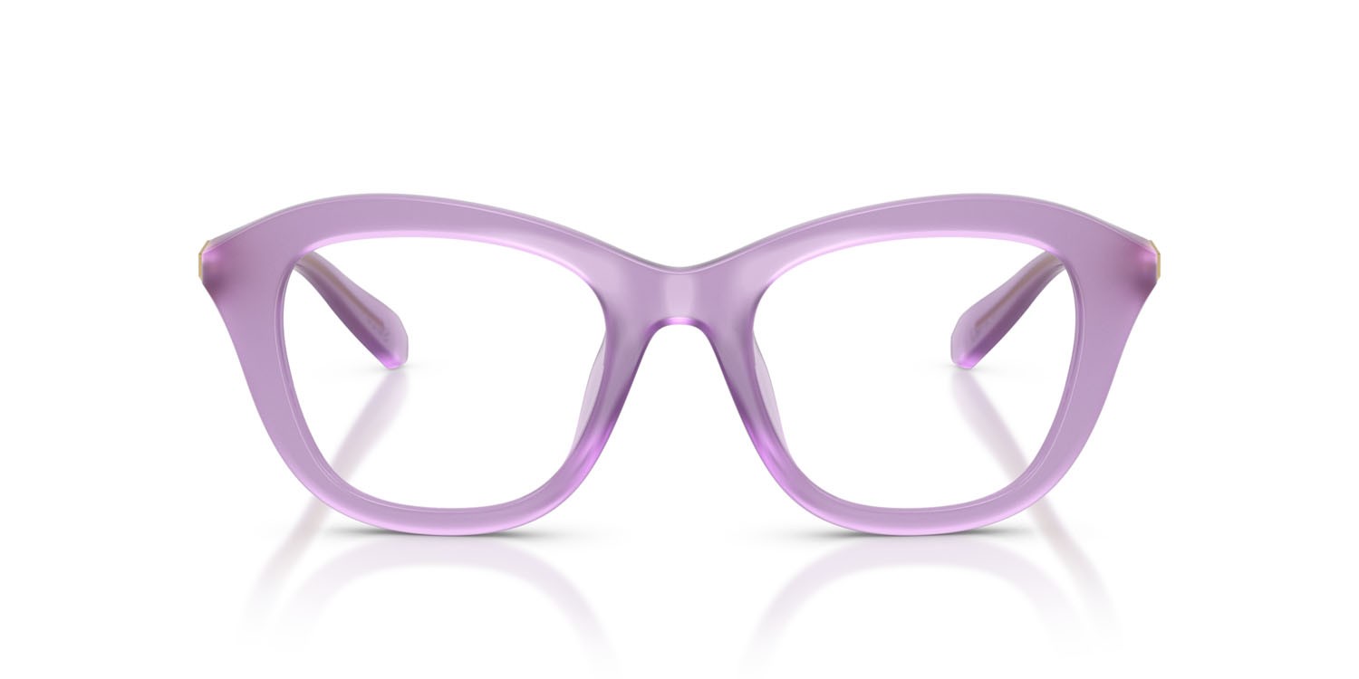 Eyeglasses Swarovski SK 2042U (1075) color milky lilac shape cat eye lenses lente demo