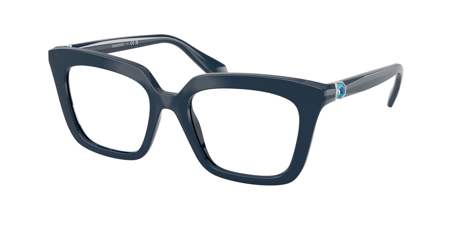 Eyeglasses Swarovski SK 2043 (1004) color blu shape square lenses lente demo
