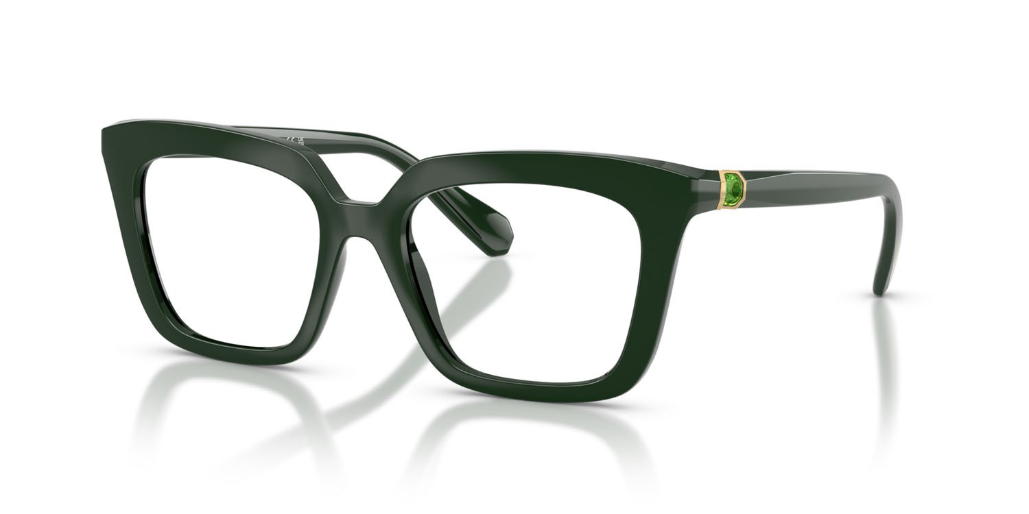 Eyeglasses Swarovski SK 2043 (1026) color verde shape square lenses lente demo