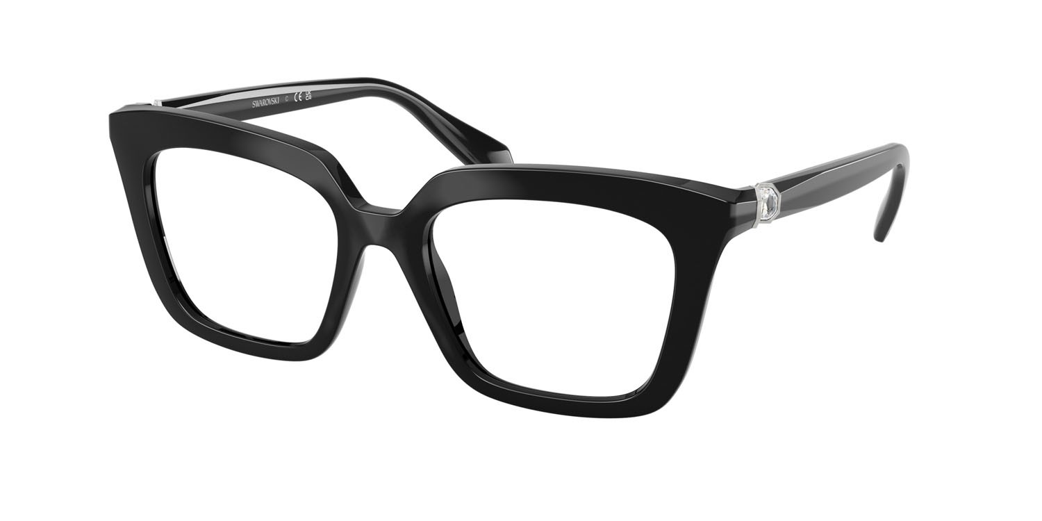 Eyeglasses Swarovski SK 2043 (1038) color nero shape square lenses lente demo