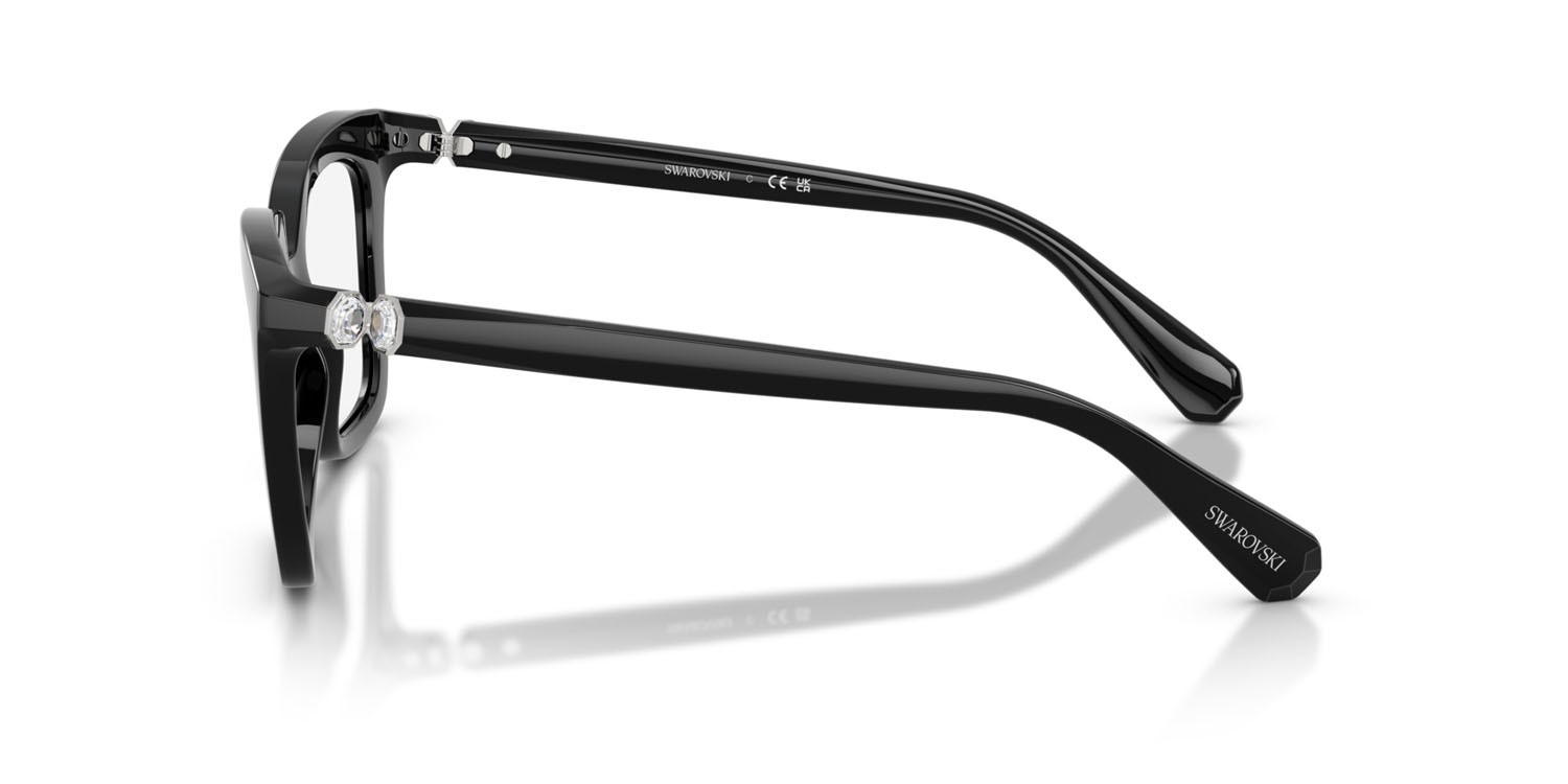 Eyeglasses Swarovski SK 2043 (1038) color nero shape square lenses lente demo