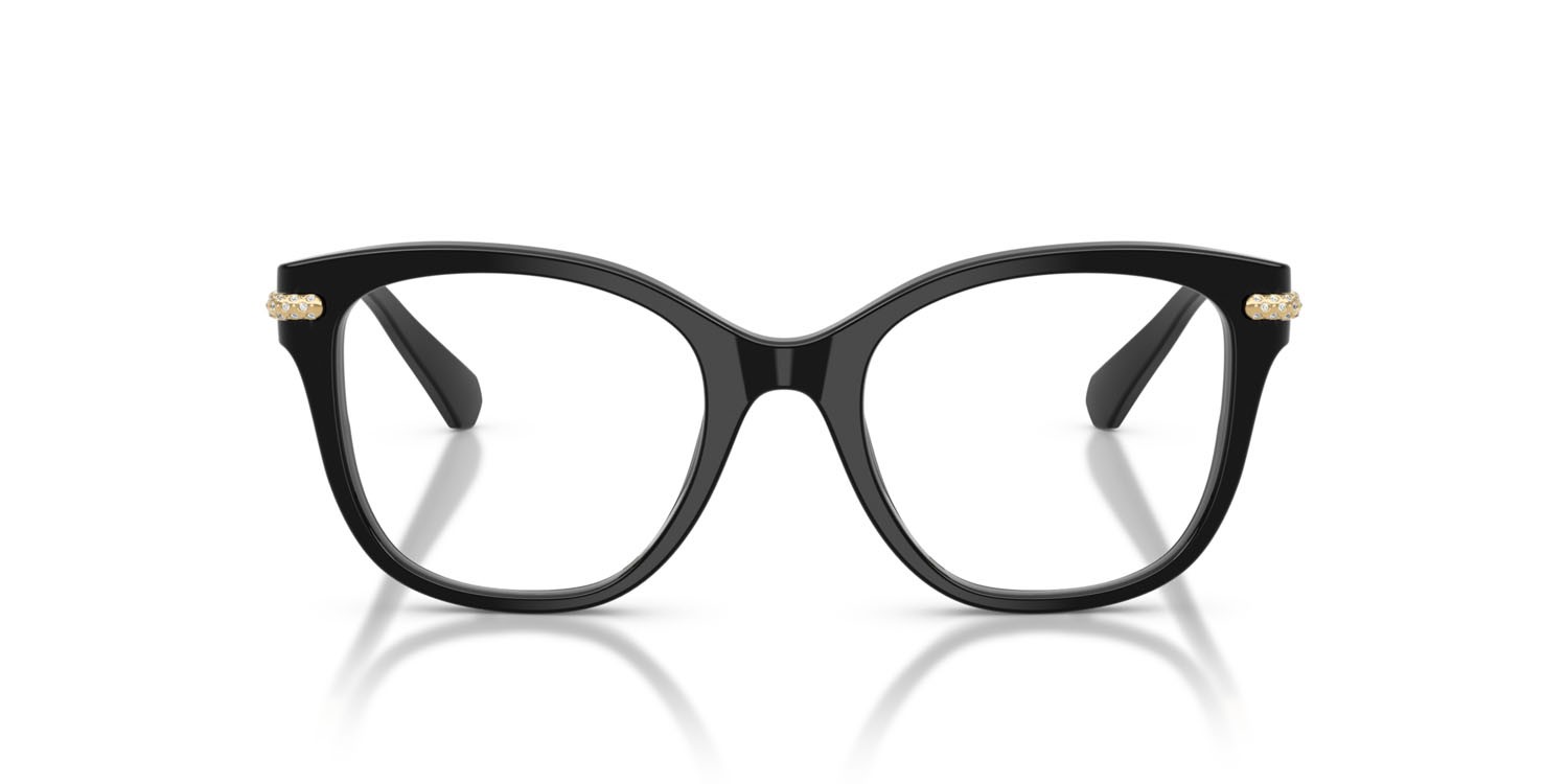 Eyeglasses Swarovski SK 2044 (1001) color nero shape square lenses lente demo