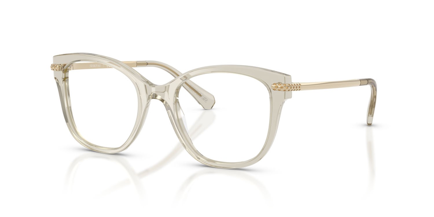 Eyeglasses Swarovski SK 2044 (3003) color beige trasparente shape square lenses lente demo