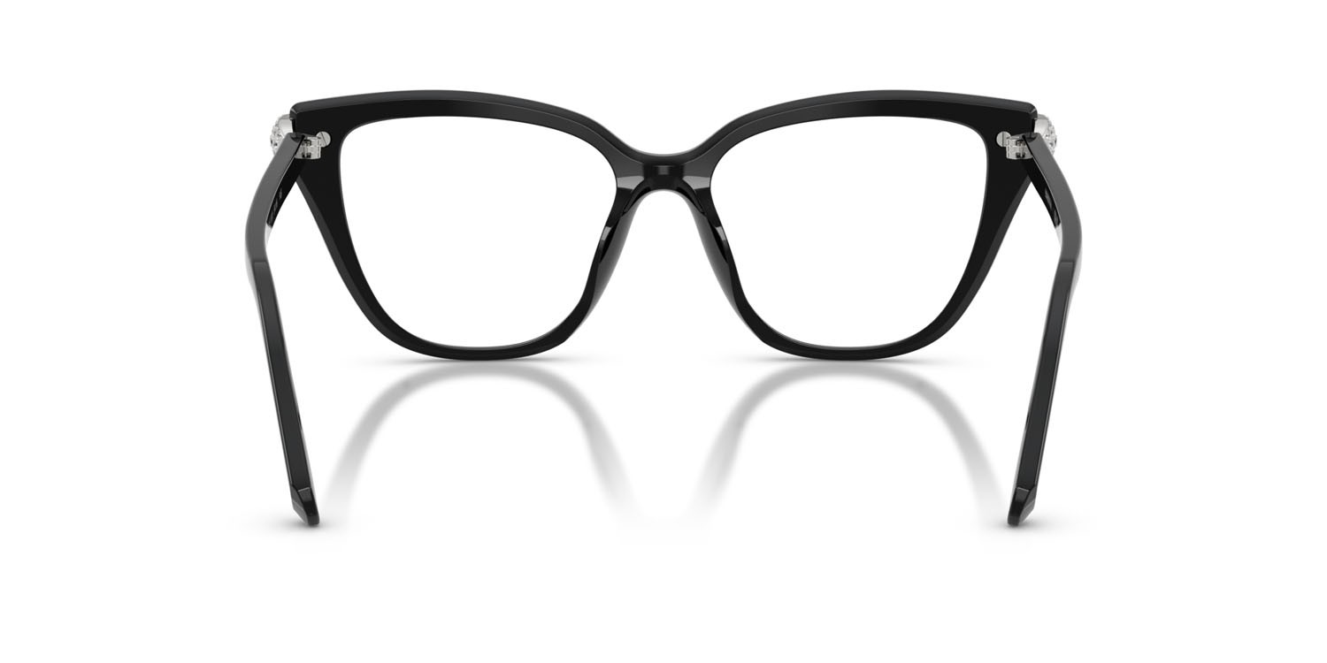 Eyeglasses Swarovski SK 2045 (1001) color nero shape cat eye lenses lente demo