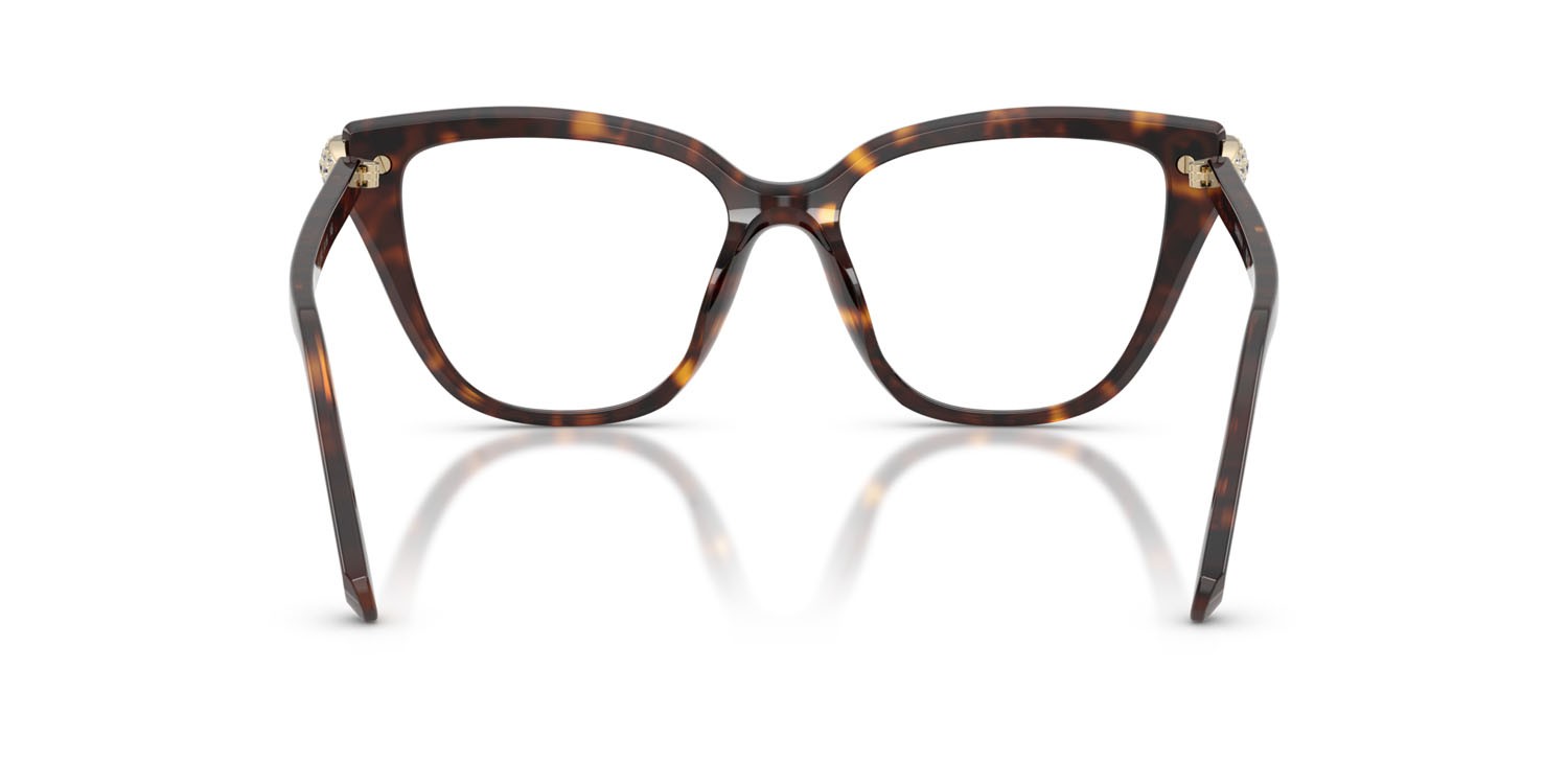 Occhiali da vista Swarovski SK 2045 (1002) colore havana forma cat eye lenti lente demo