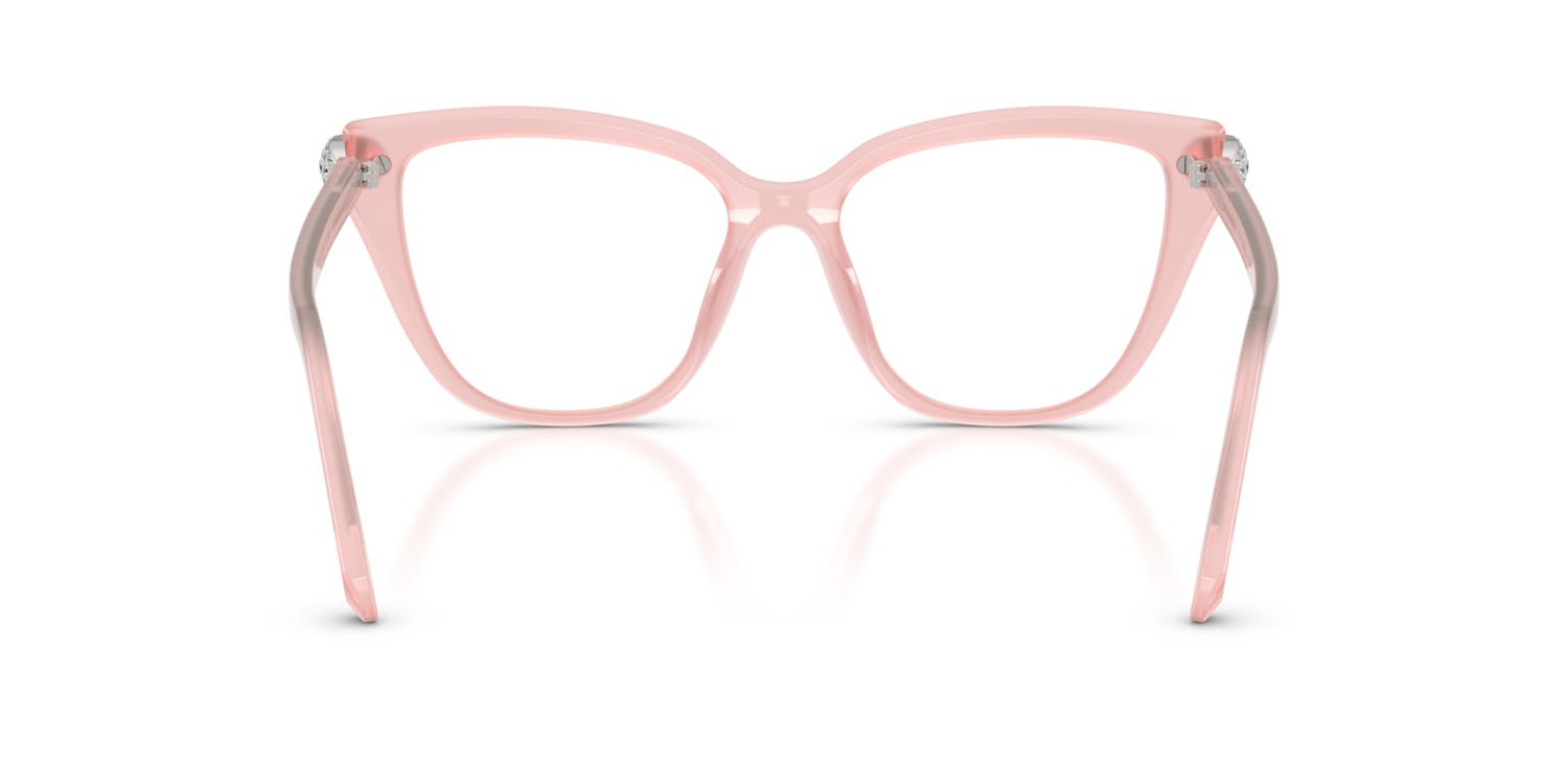 Eyeglasses Swarovski SK 2045 (1041) color rosa perlaceo shape cat eye lenses lente demo