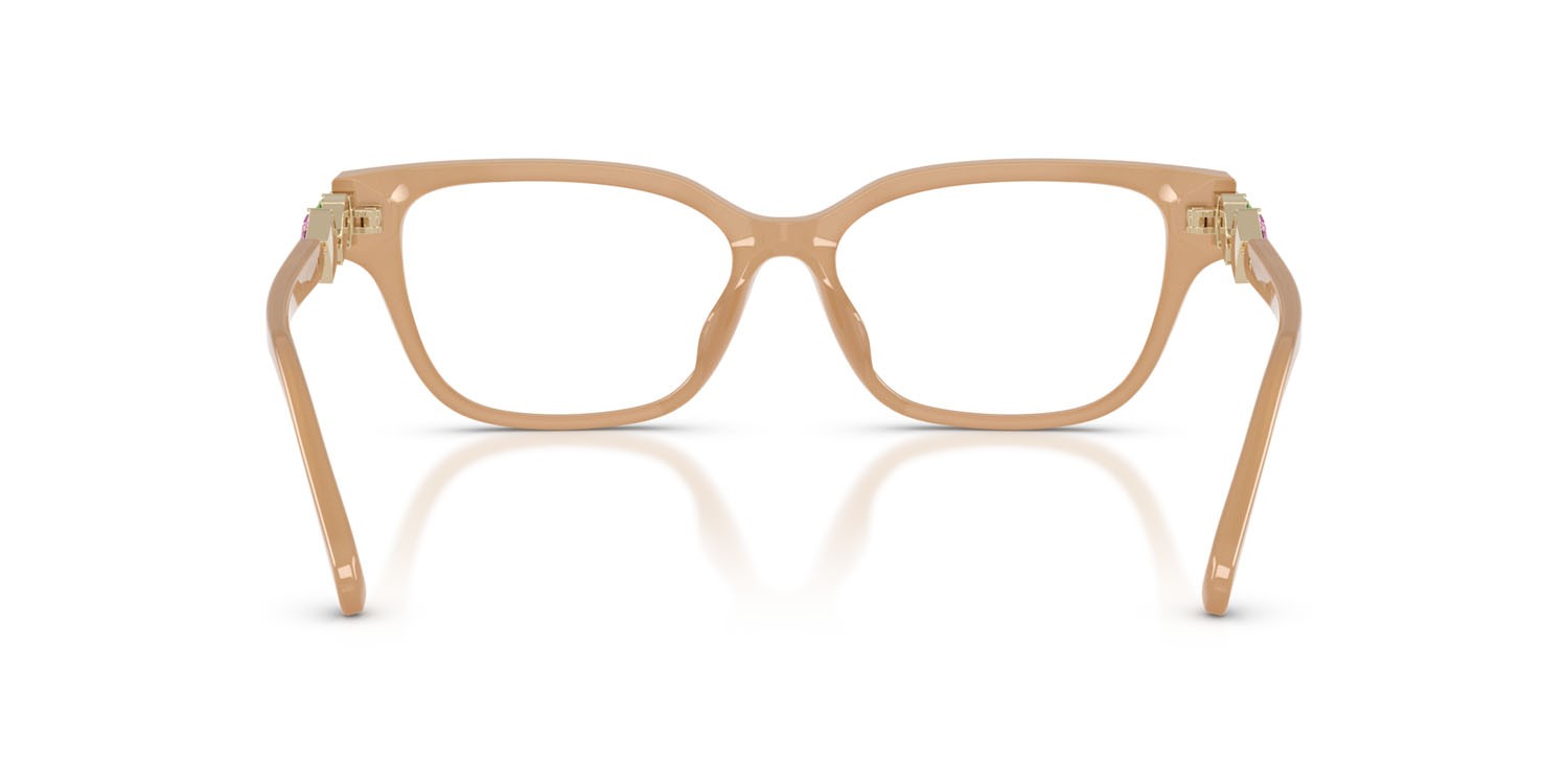 Eyeglasses Swarovski SK 2049D (2002) color beige opalino shape square lenses lente demo