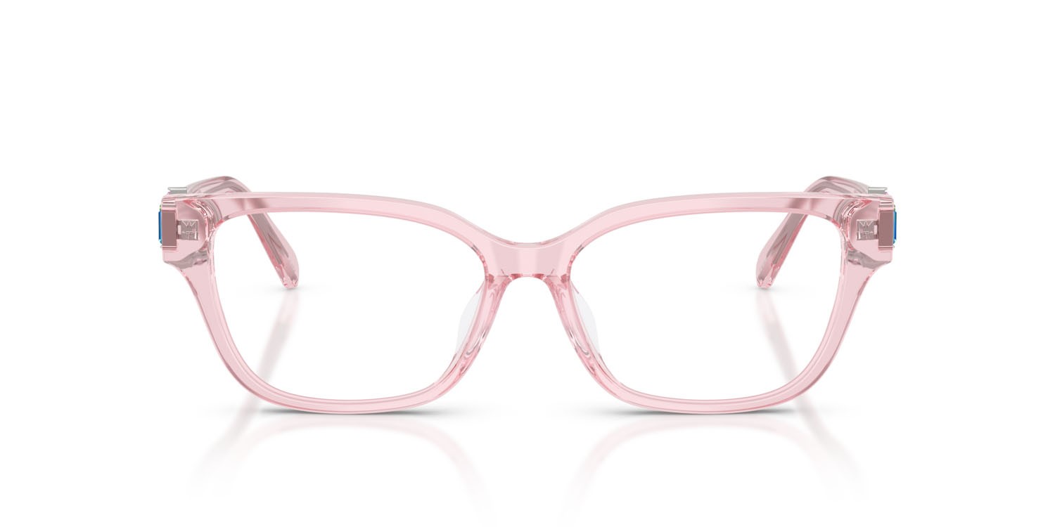 Eyeglasses Swarovski SK 2049D (3001) color rosa trasparente shape square lenses lente demo