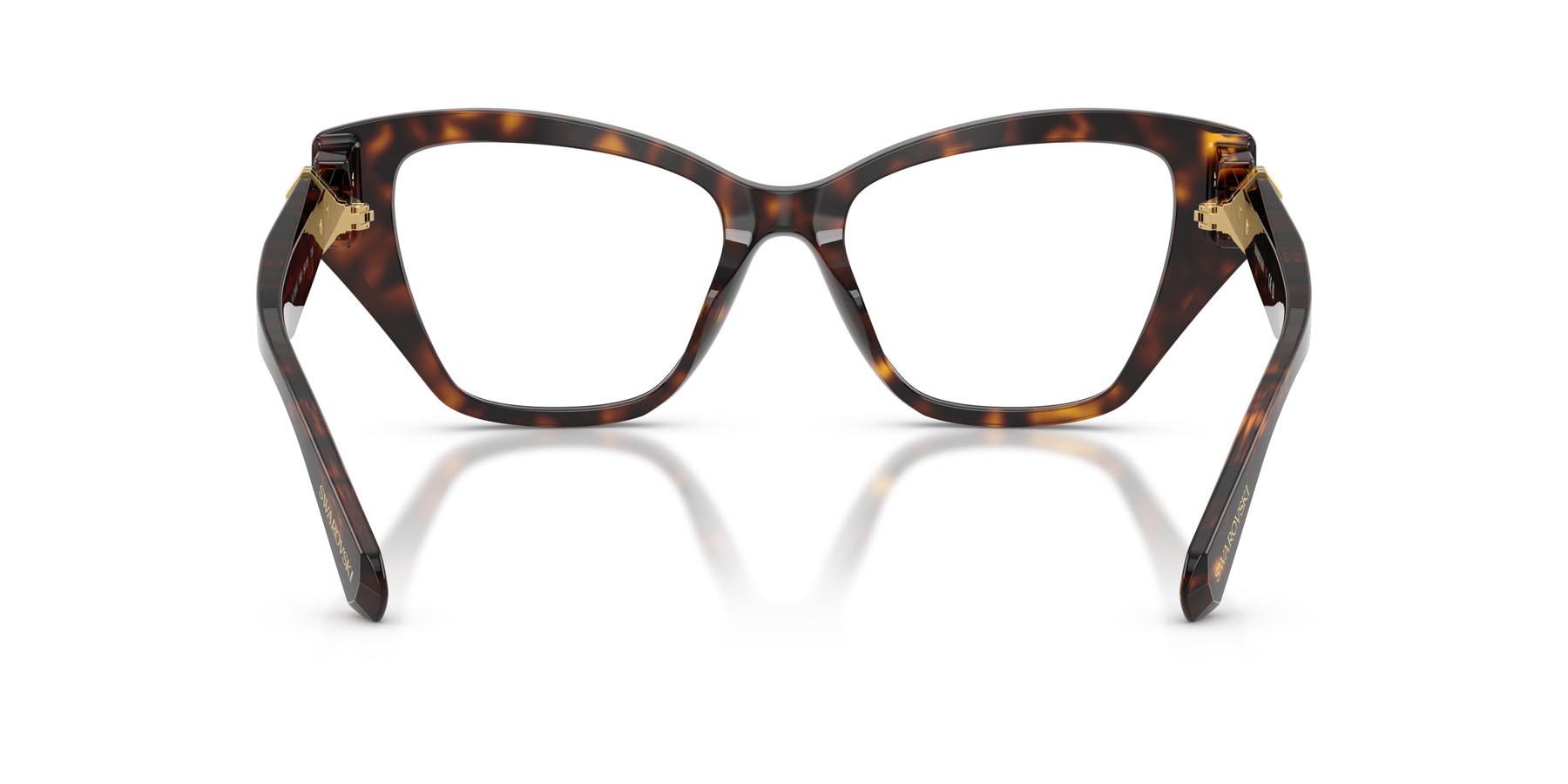 Eyeglasses Swarovski SK 2050U (1002) color havana shape cat eye lenses lente demo