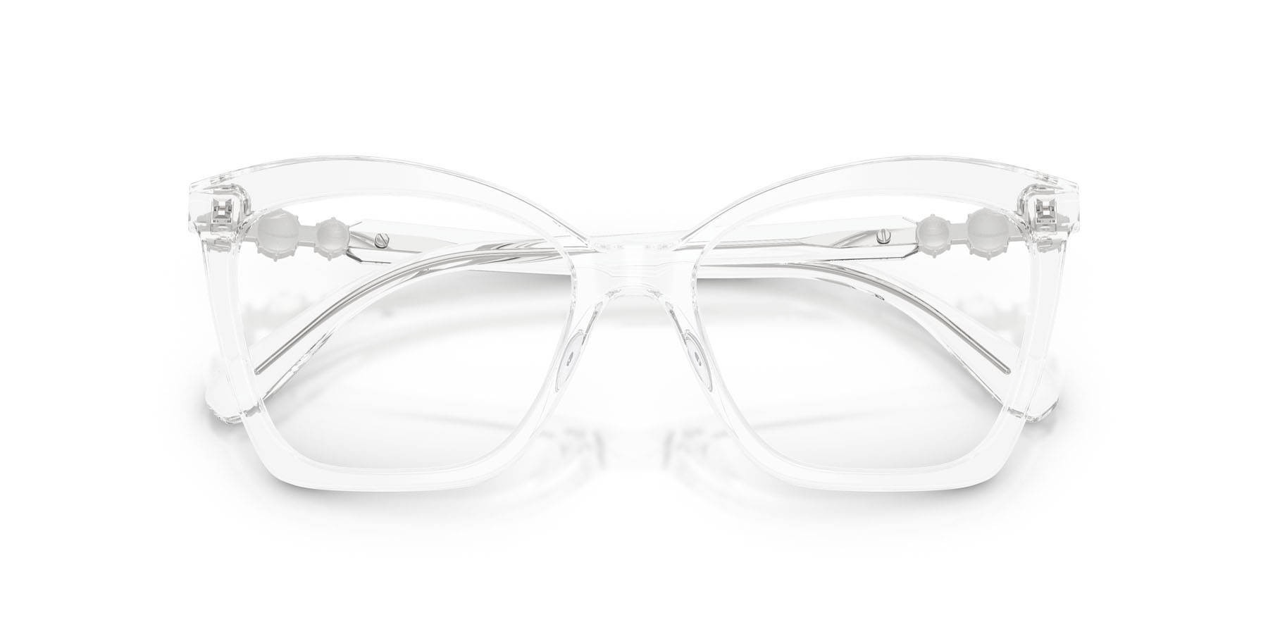 Eyeglasses Swarovski SK 2053 (1027) color trasparente shape cat eye lenses lente demo