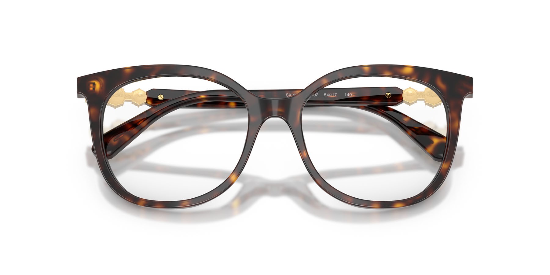 Eyeglasses Swarovski SK 2055 (1002) color havana shape pantos lenses lente demo