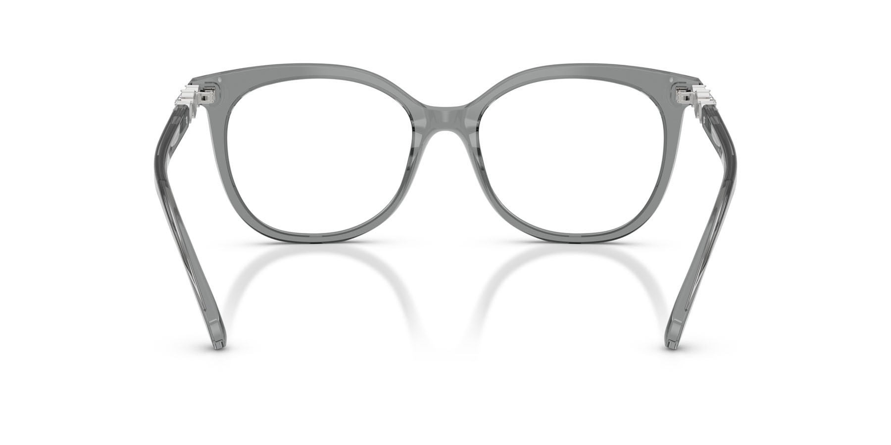 Eyeglasses Swarovski SK 2055 (1062) color grigio trasparente shape pantos lenses lente demo