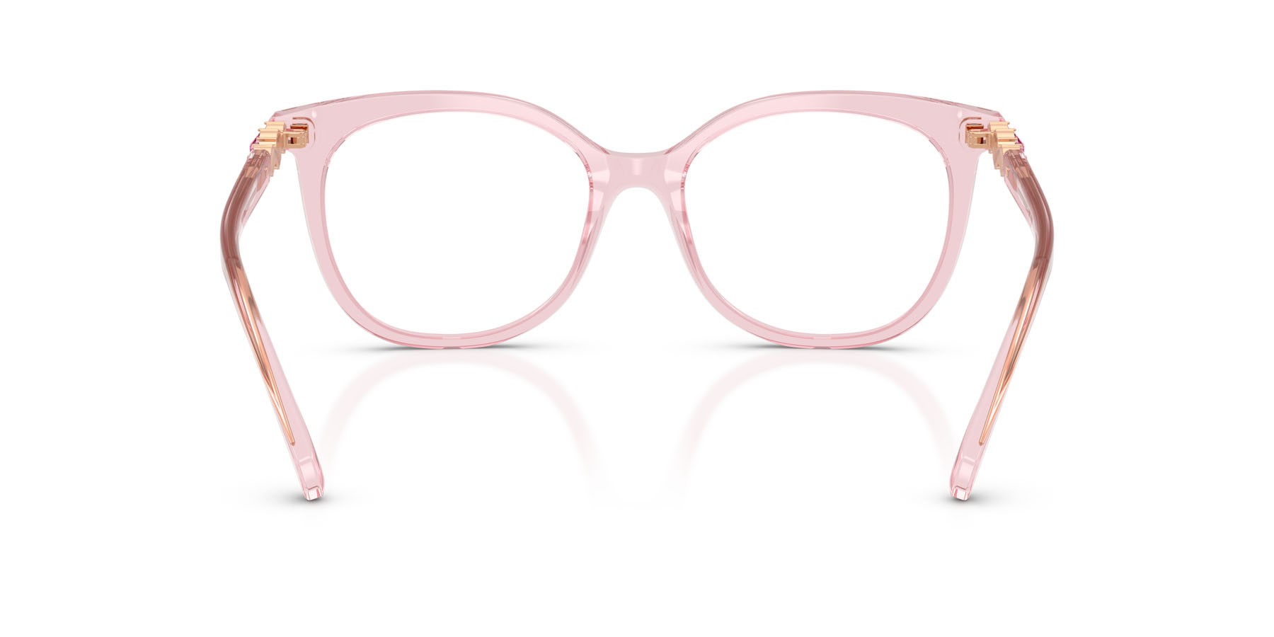 Eyeglasses Swarovski SK 2055 (3001) color rosa trasparente shape pantos lenses lente demo