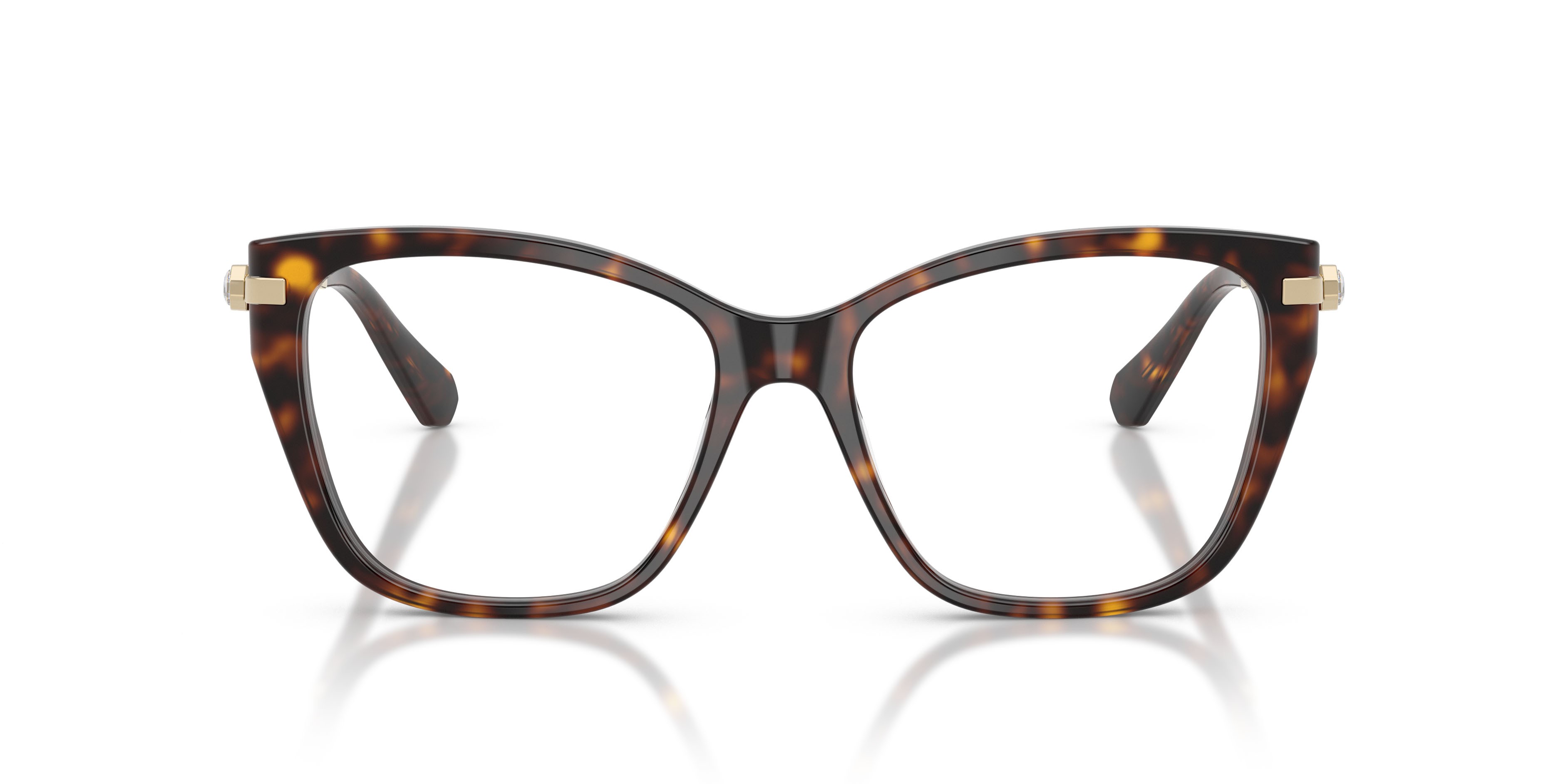 Eyeglasses Swarovski SK 2060 (1002) color havana shape cat eye lenses lente demo