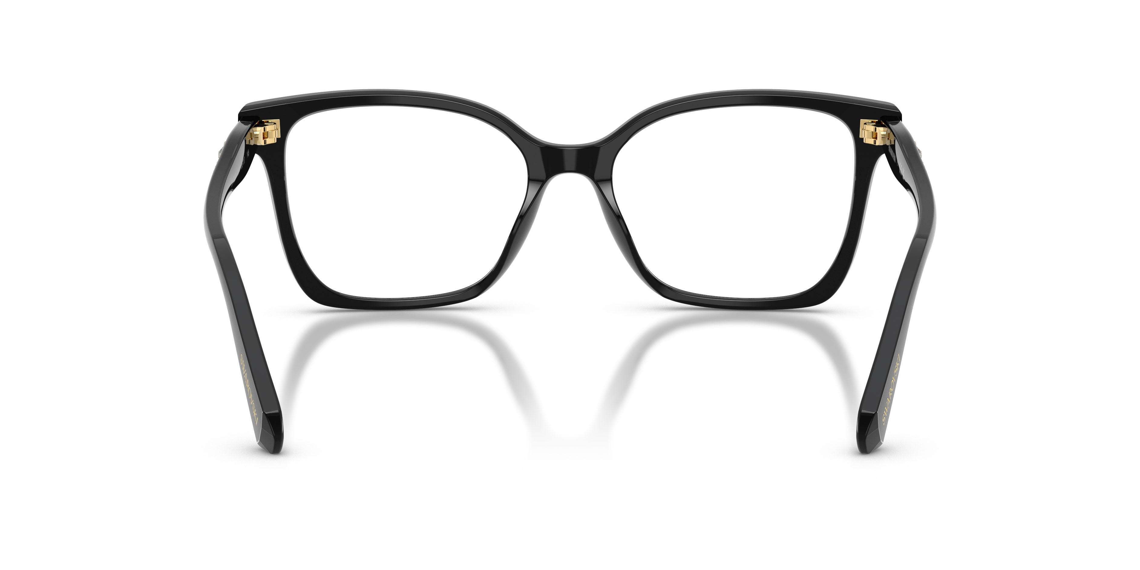 Eyeglasses Swarovski SK 2061 (1001) color nero shape square lenses lente demo