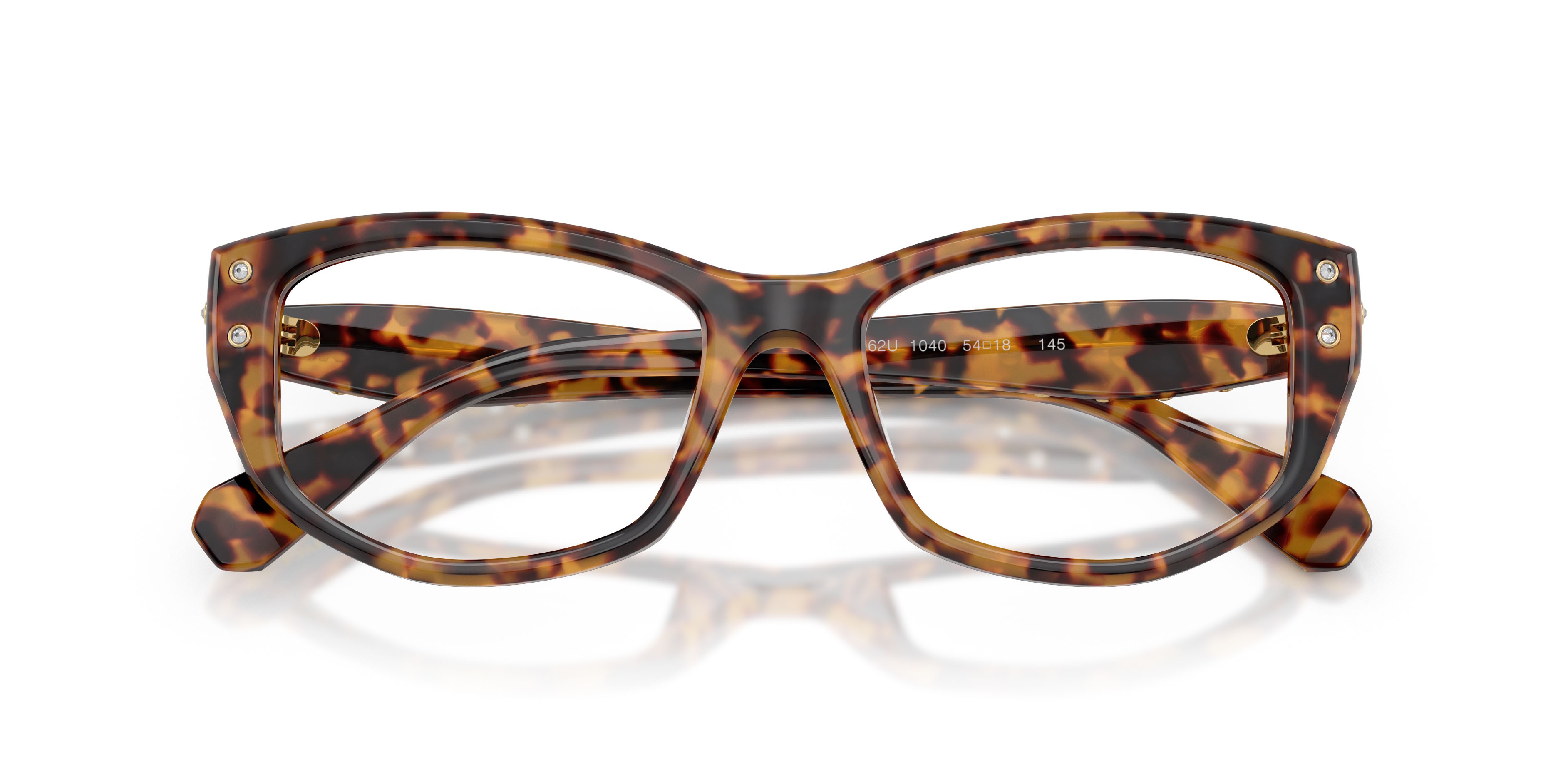 Eyeglasses Swarovski SK 2062U (1040) color havana chiaro shape square lenses lente demo